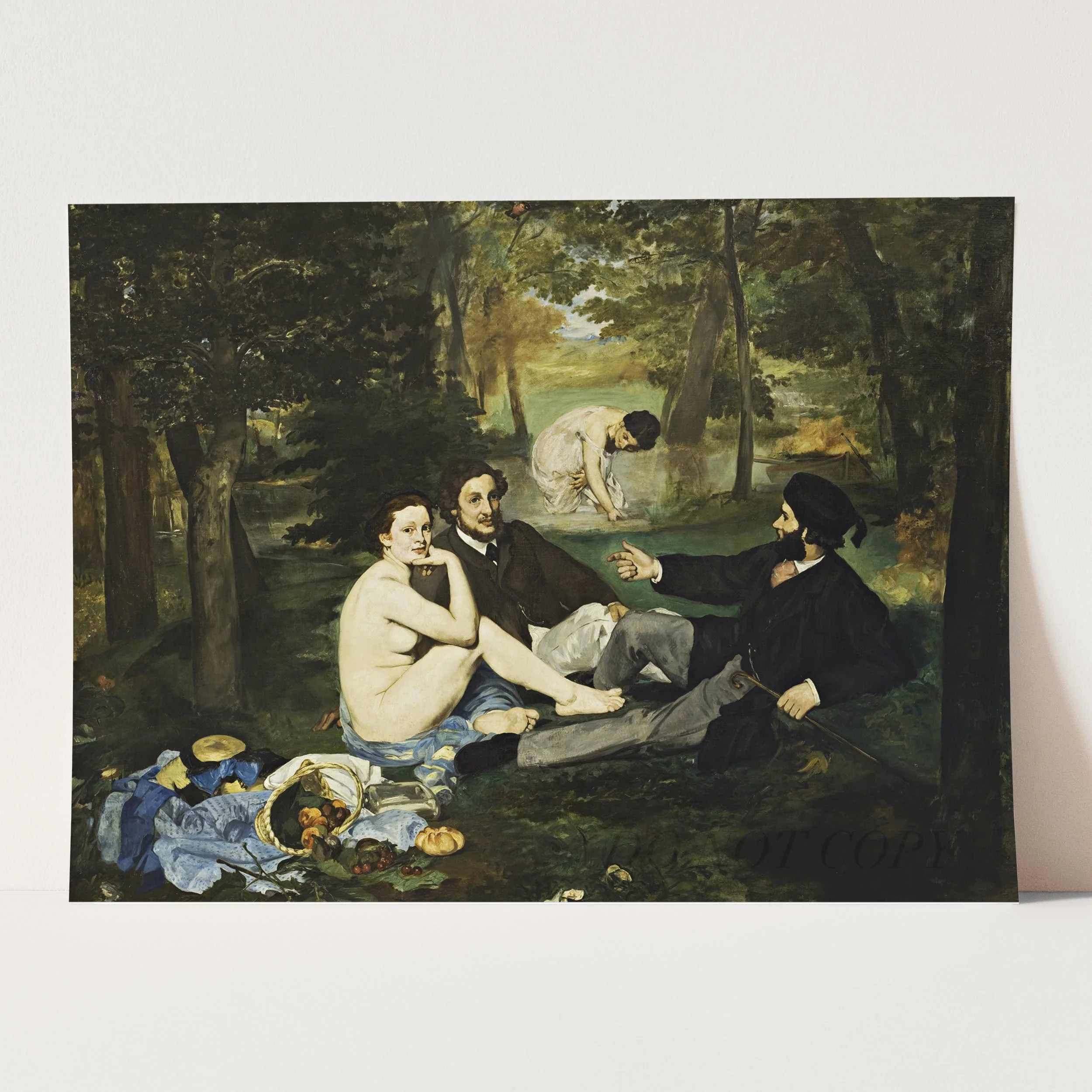 Luncheon On The Grass by Edouard Manet - Image 3