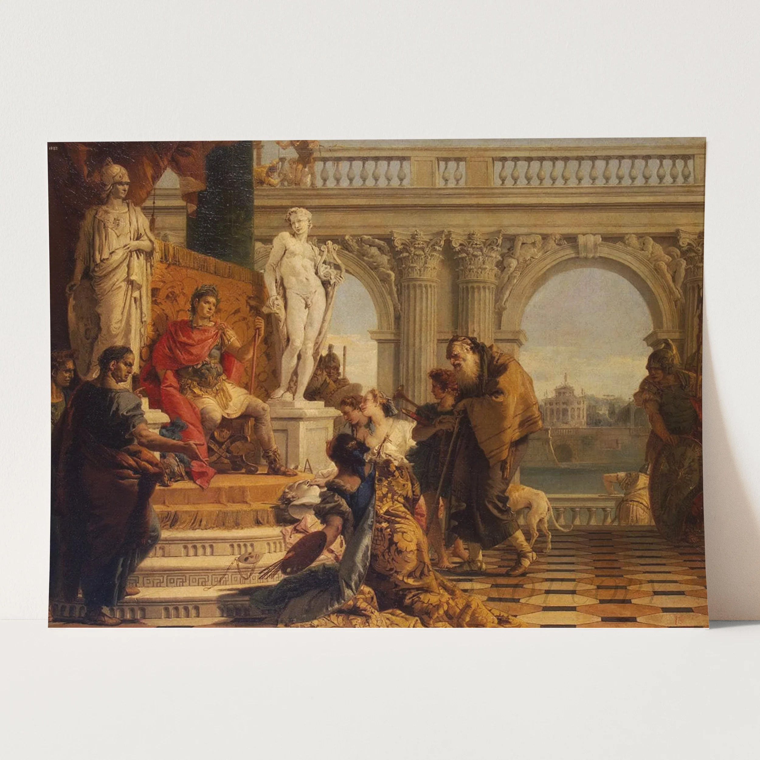 Maecenas Presenting the Liberal Arts to the Emperor Augustus, Giovanni Battista Tiepolo, 1743 - Image 3