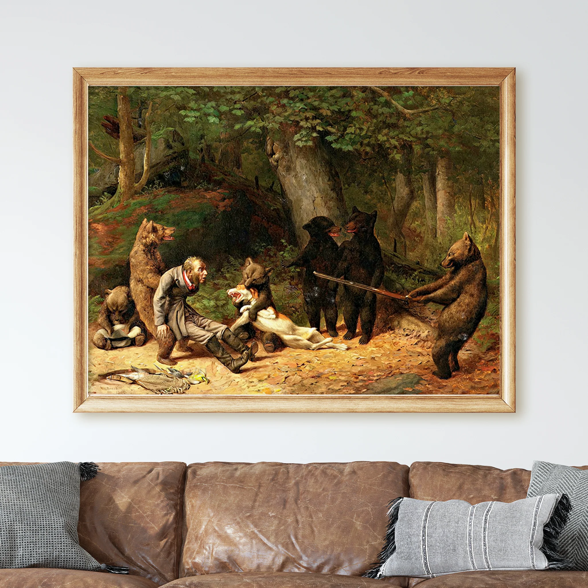 Making Game of the Hunter 1880 by William Holbrook Beard - Image 2