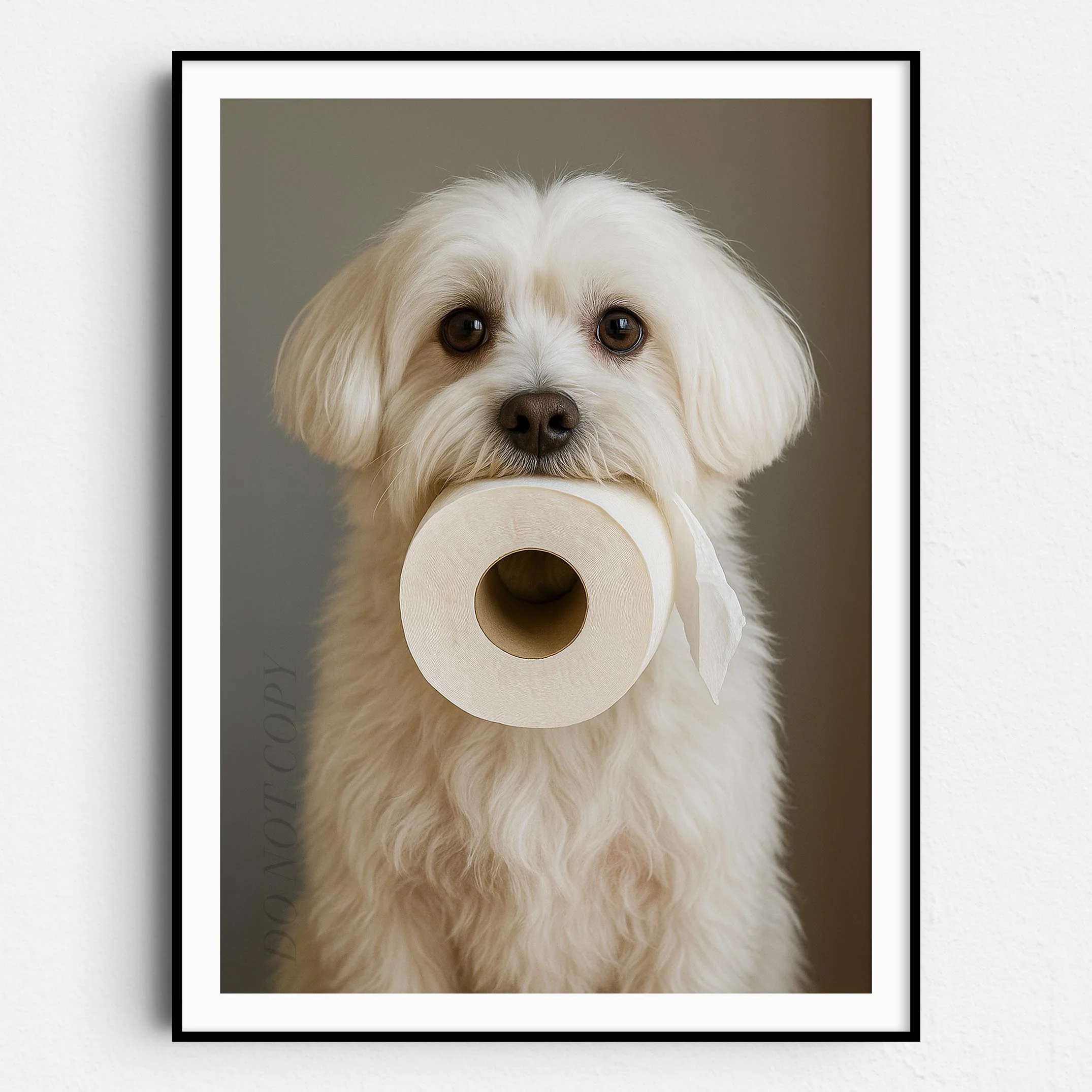 Maltese Dog Toilet Paper