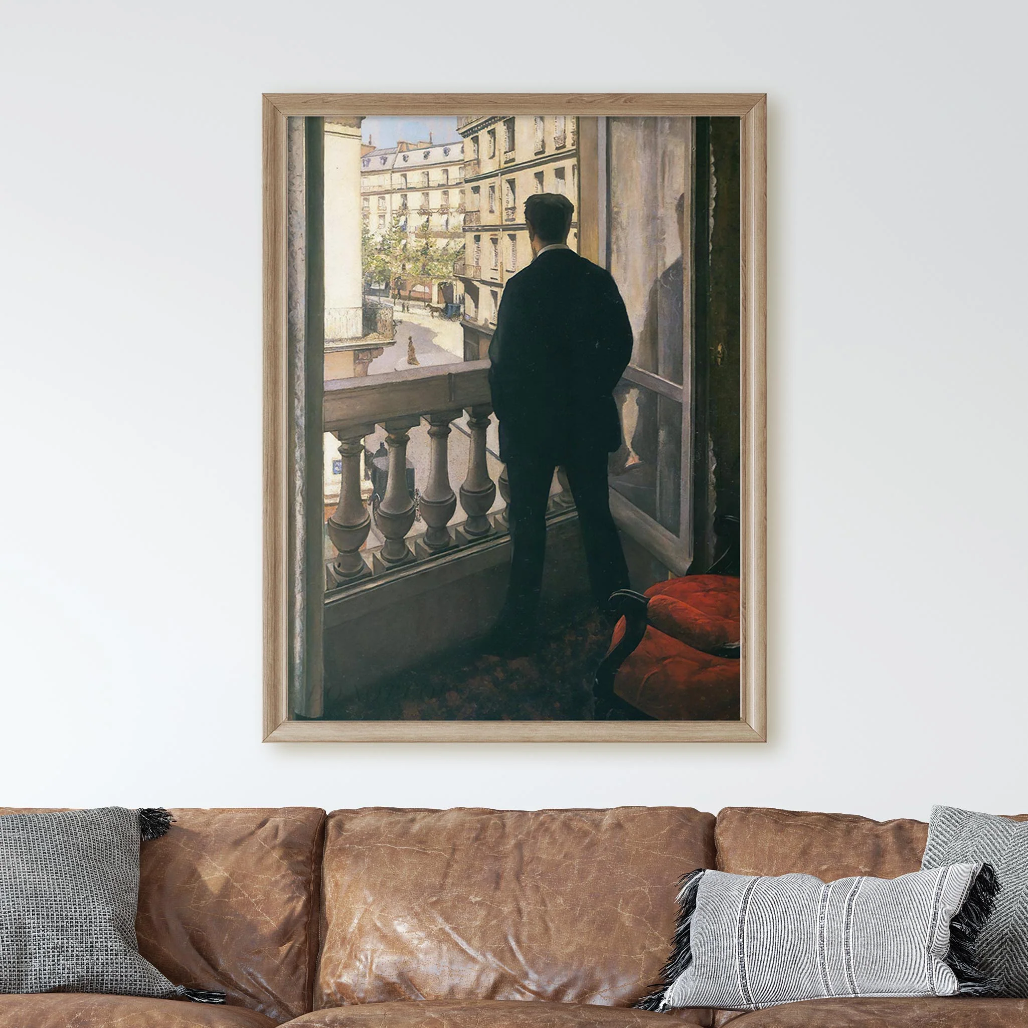 Man At The Window by Gustave Caillebotte - Image 2