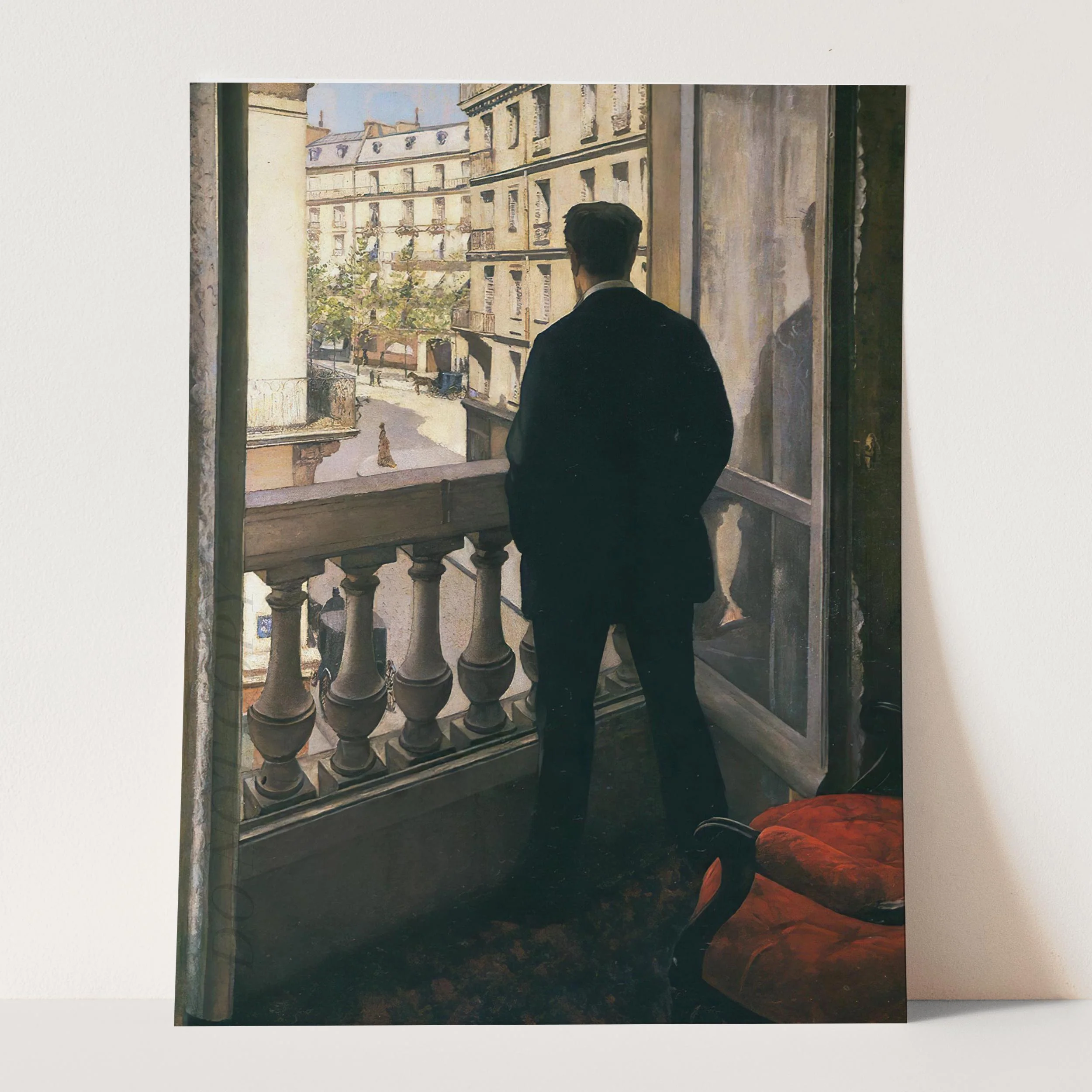 Man At The Window by Gustave Caillebotte - Image 3