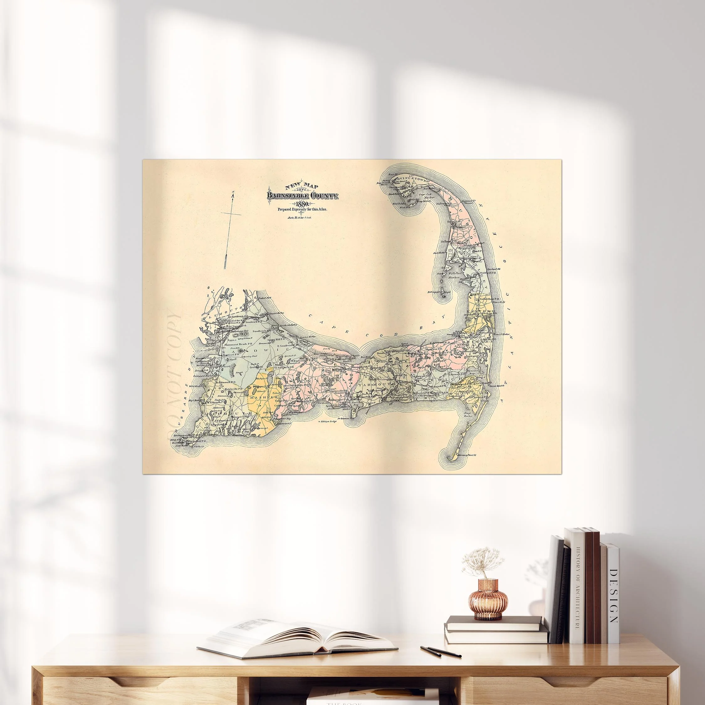 Map of Cape Cod 1880 - Image 4
