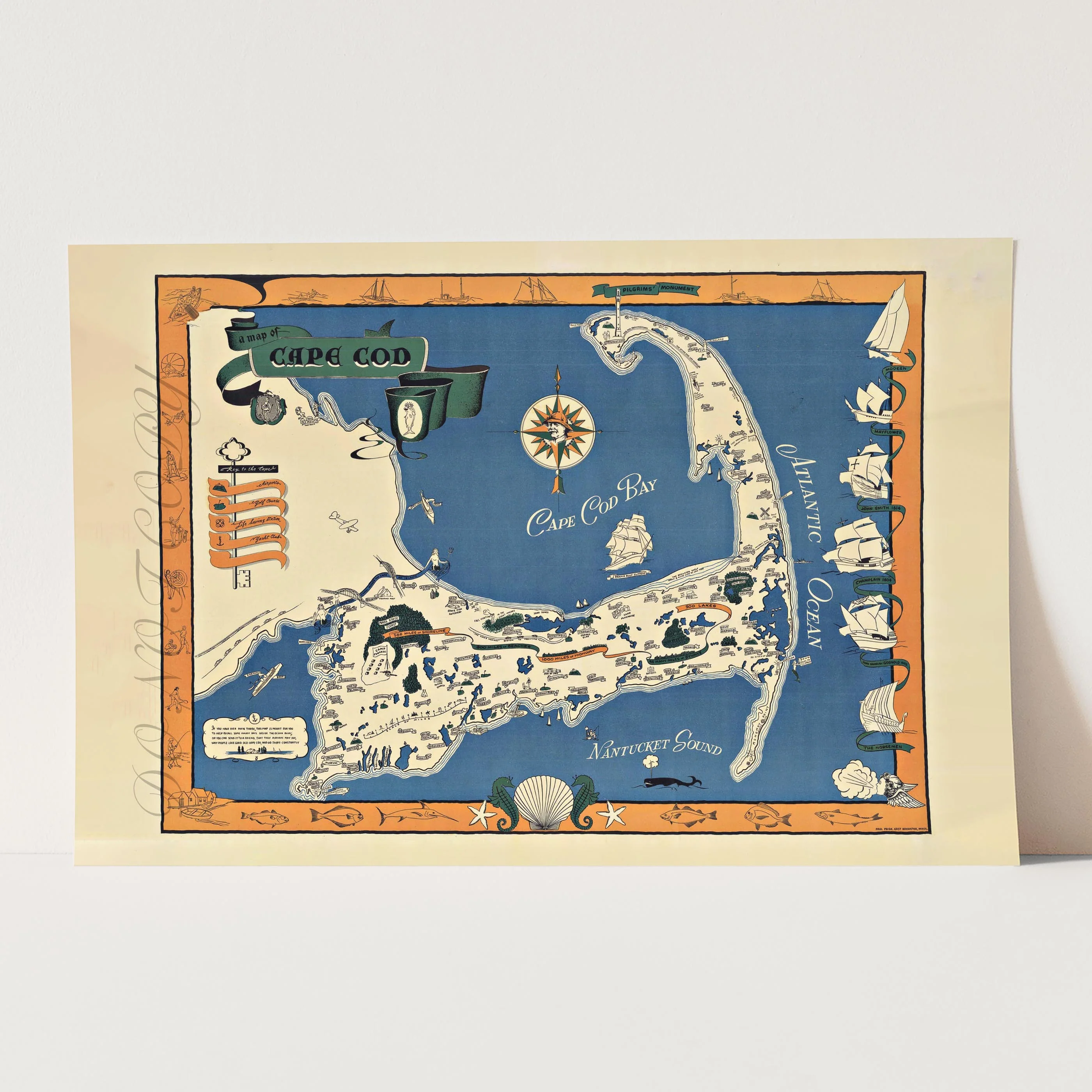 Map of Cape Cod Massachusetts - Image 3