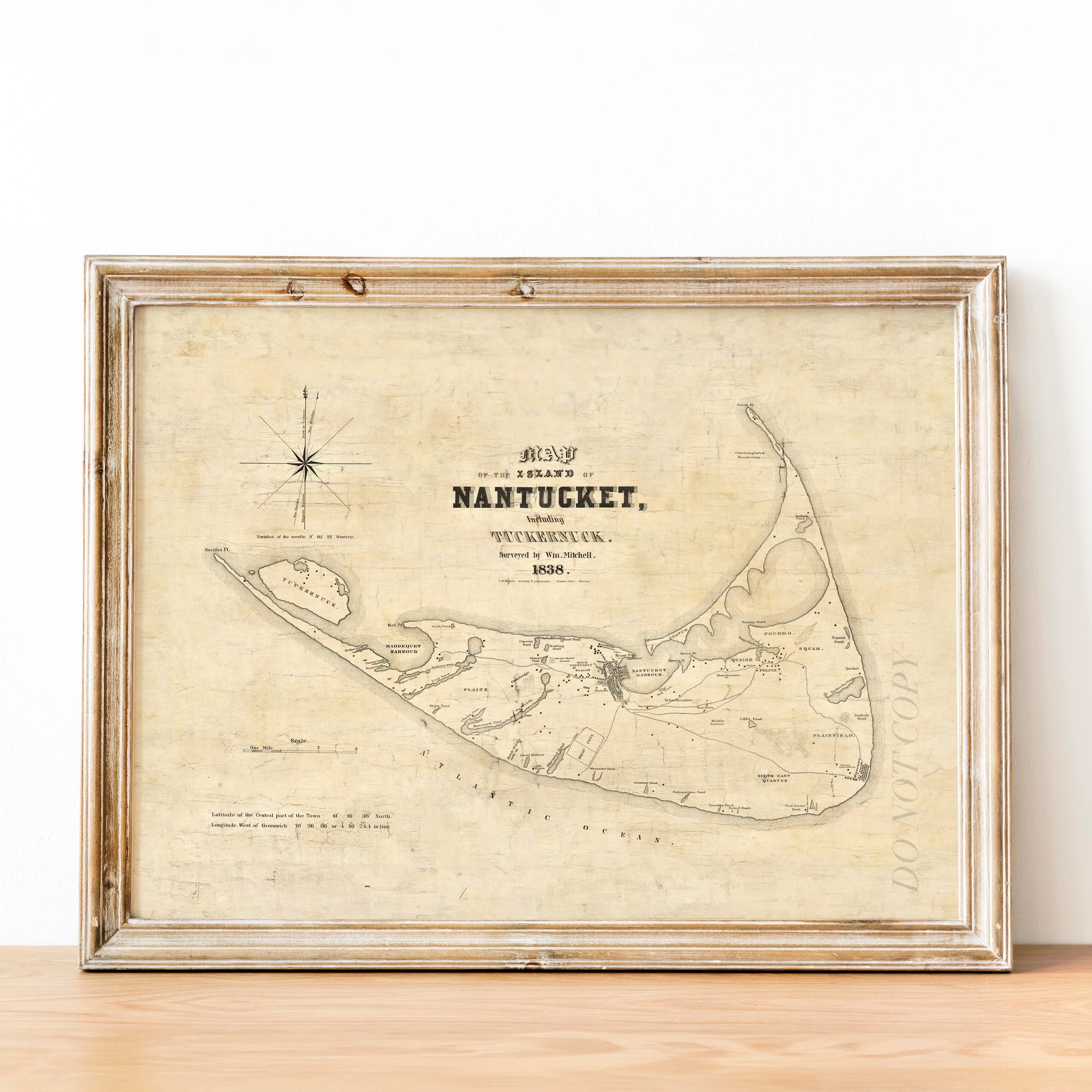 Map of Nantucket 1838 - Image 2
