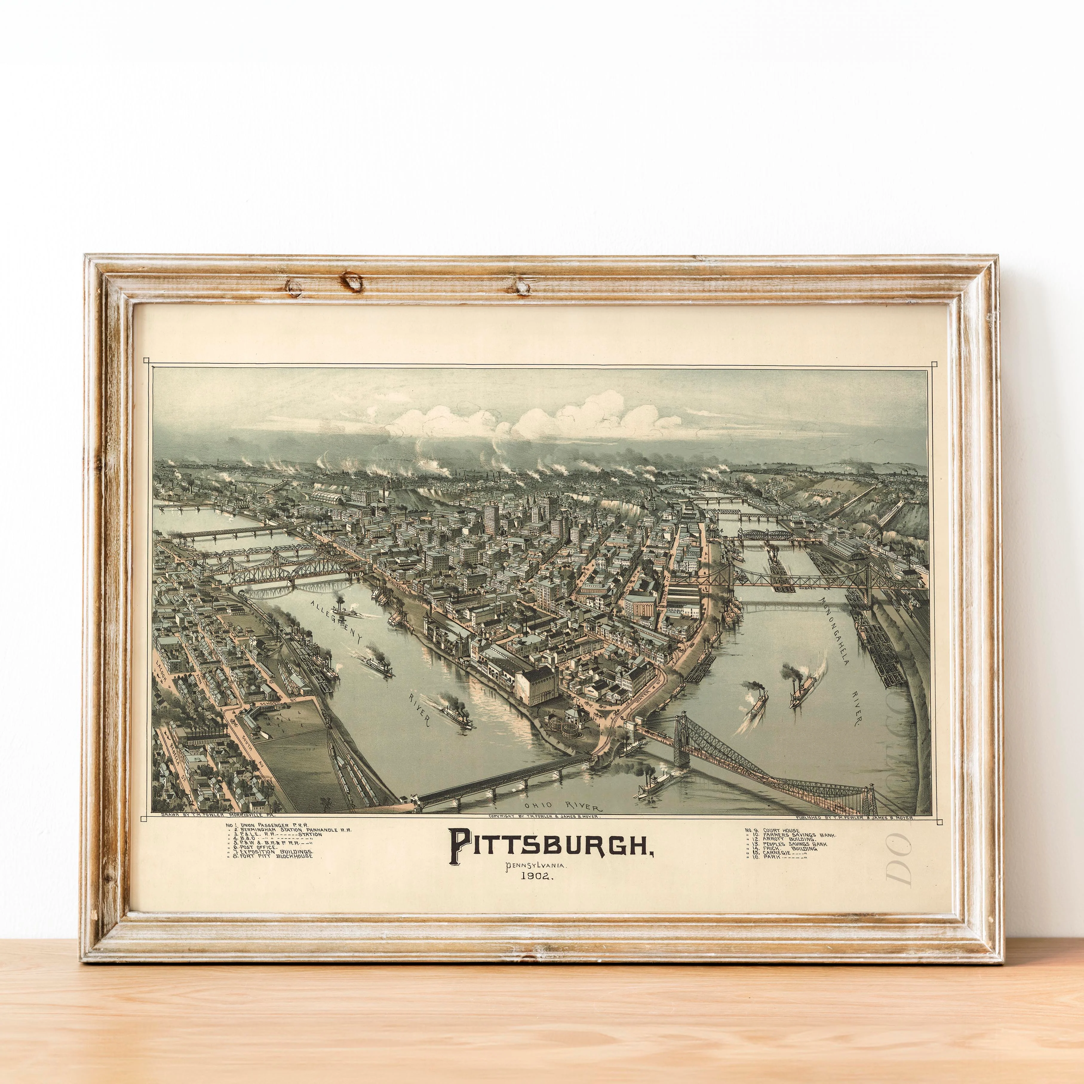 Map of Pittsburgh - Image 2