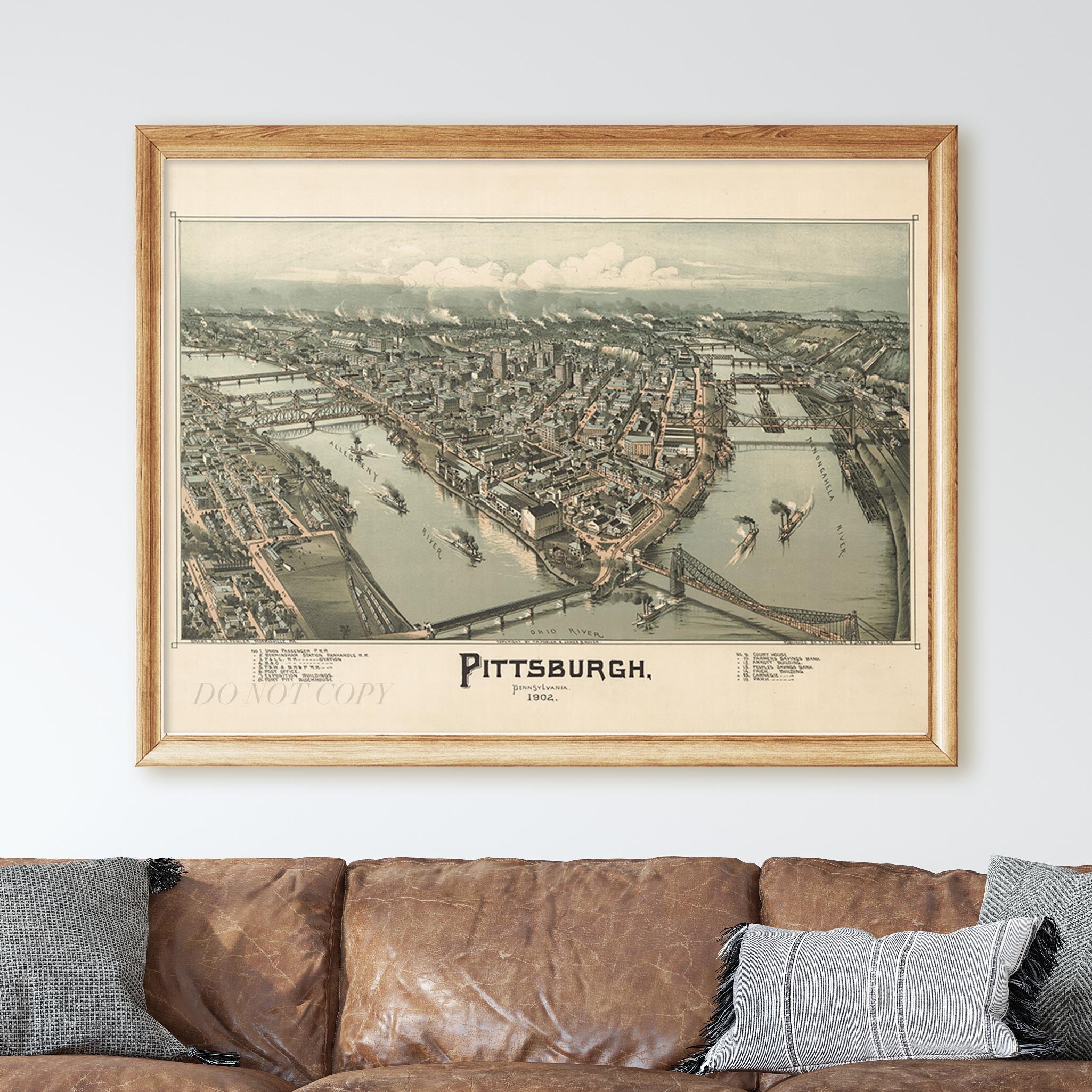 Map of Pittsburgh - Image 3