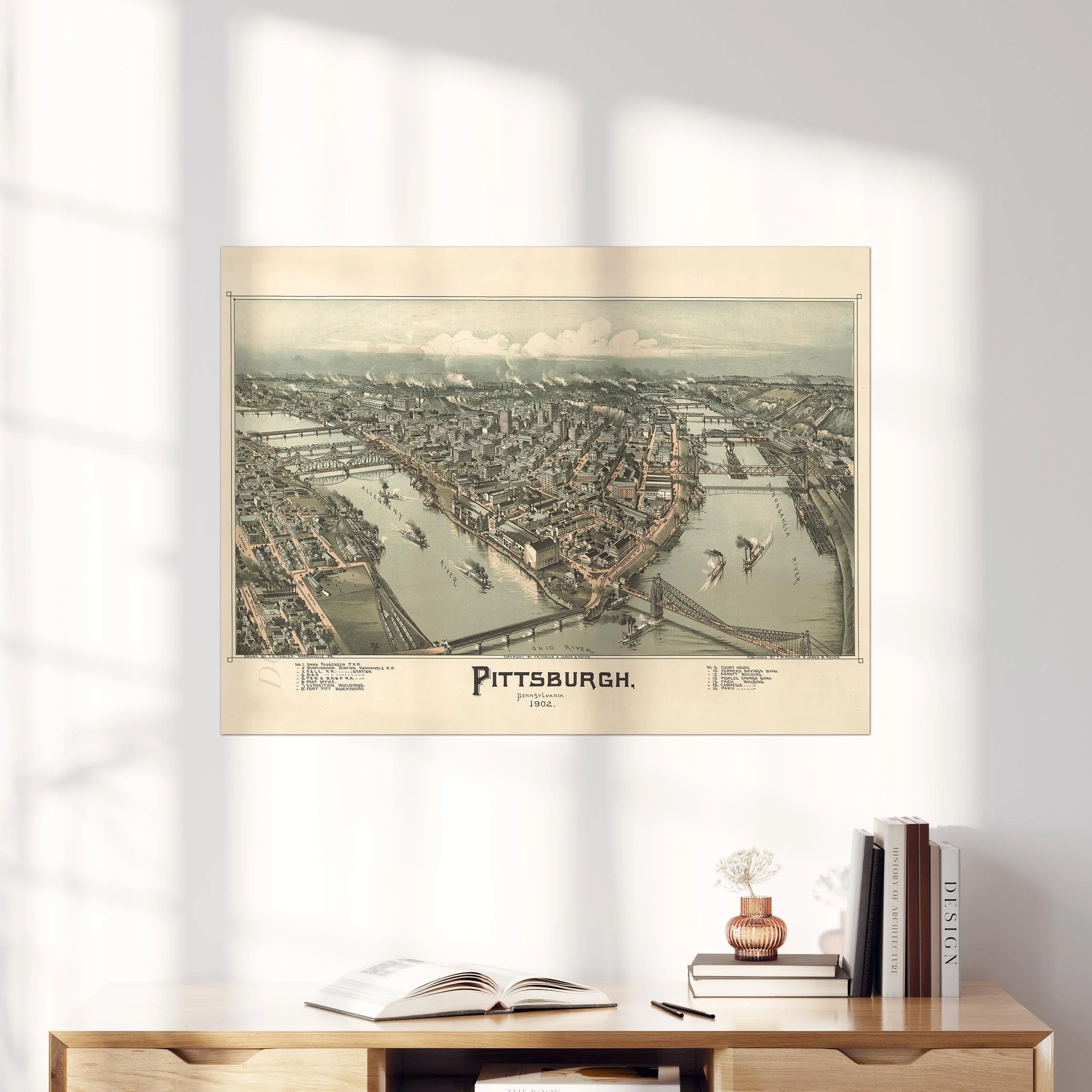Map of Pittsburgh - Image 4