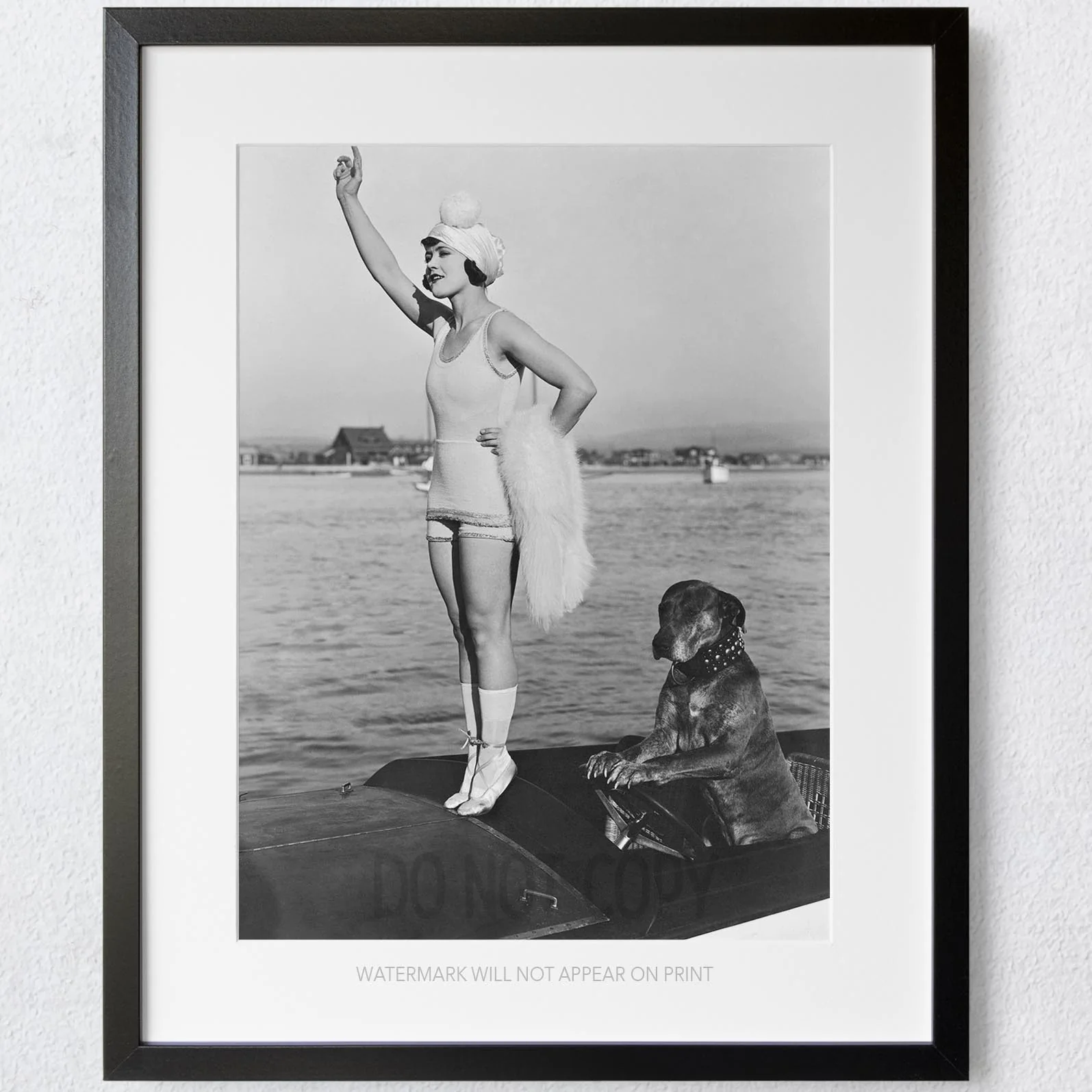 Marie Prevost - Teddy The Dog Driving The Boat - Image 3