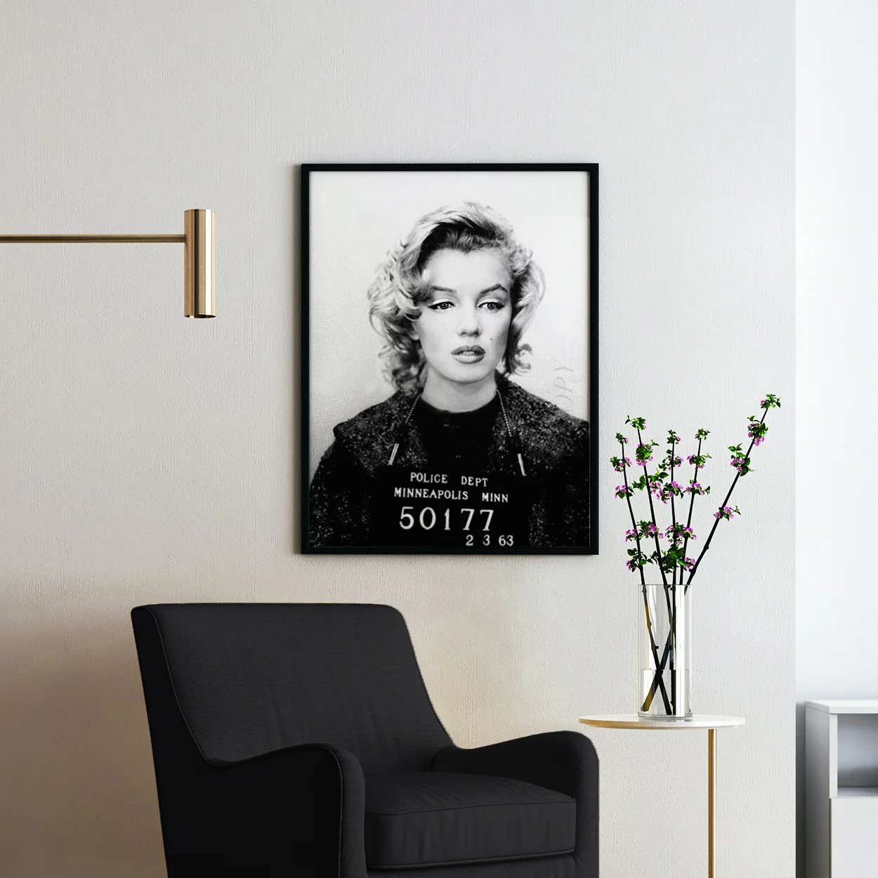 Marilyn Monroe Mug Shot - Image 2