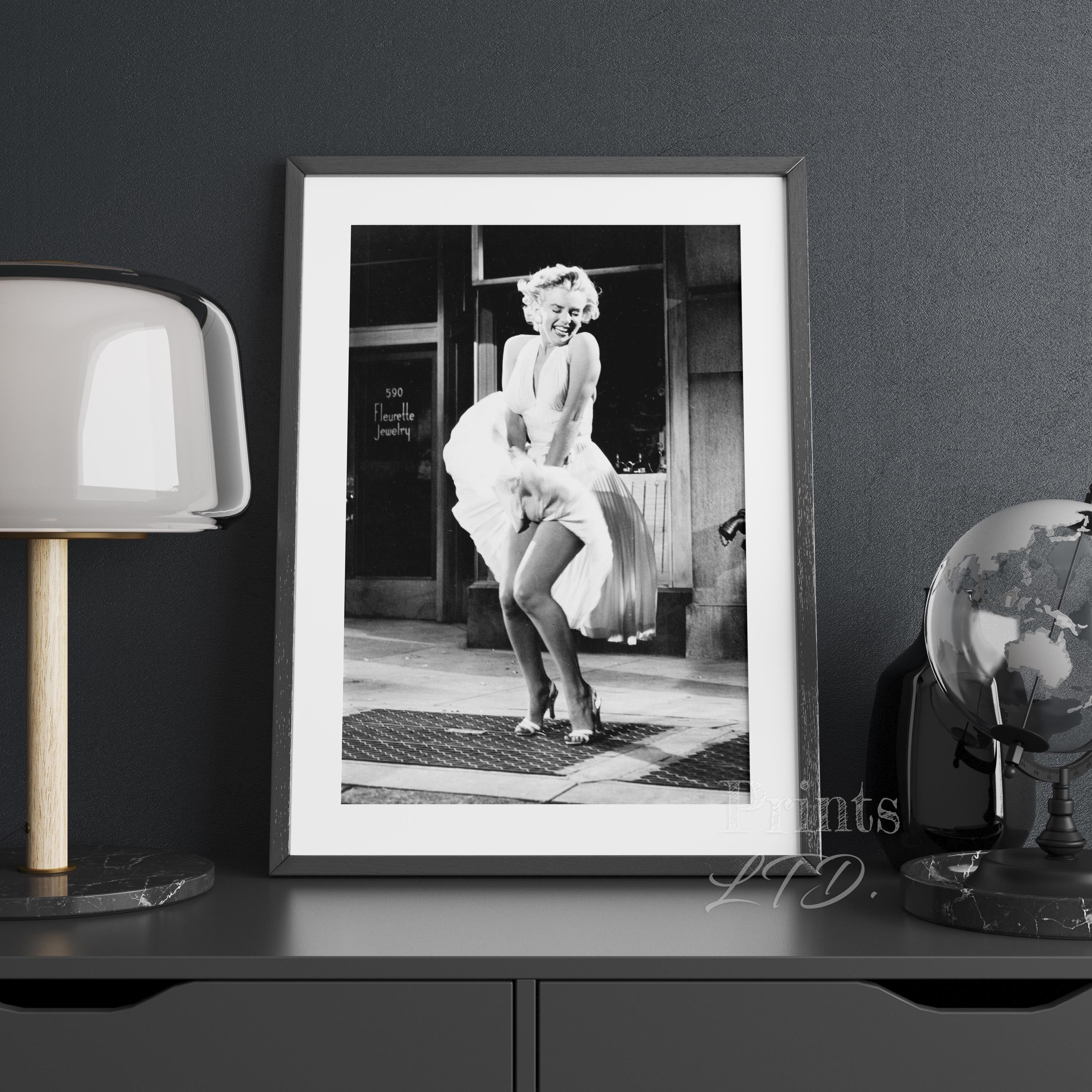 Marilyn Monroe White Dress In The 7 Year Itch - Image 2