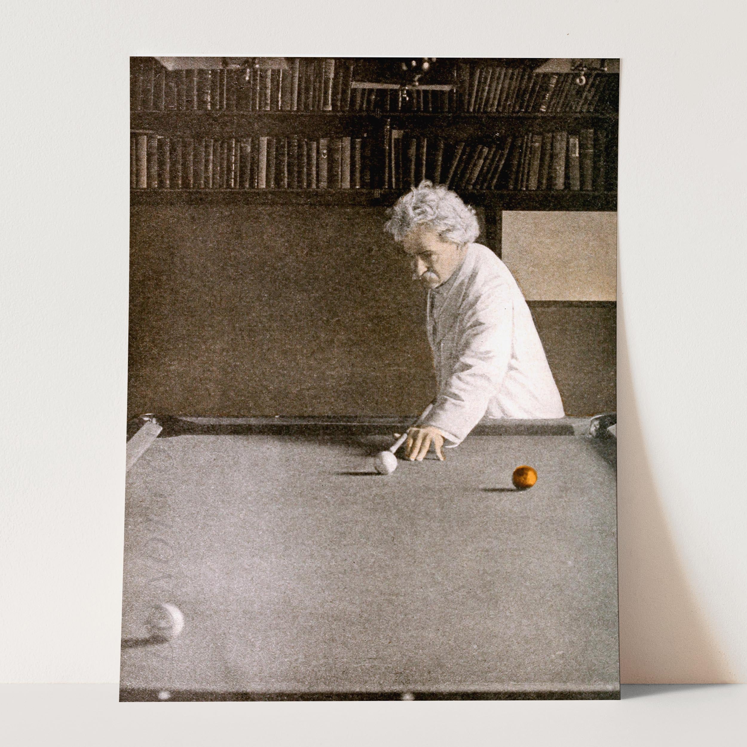 Mark Twain Playing Billiards - Image 5