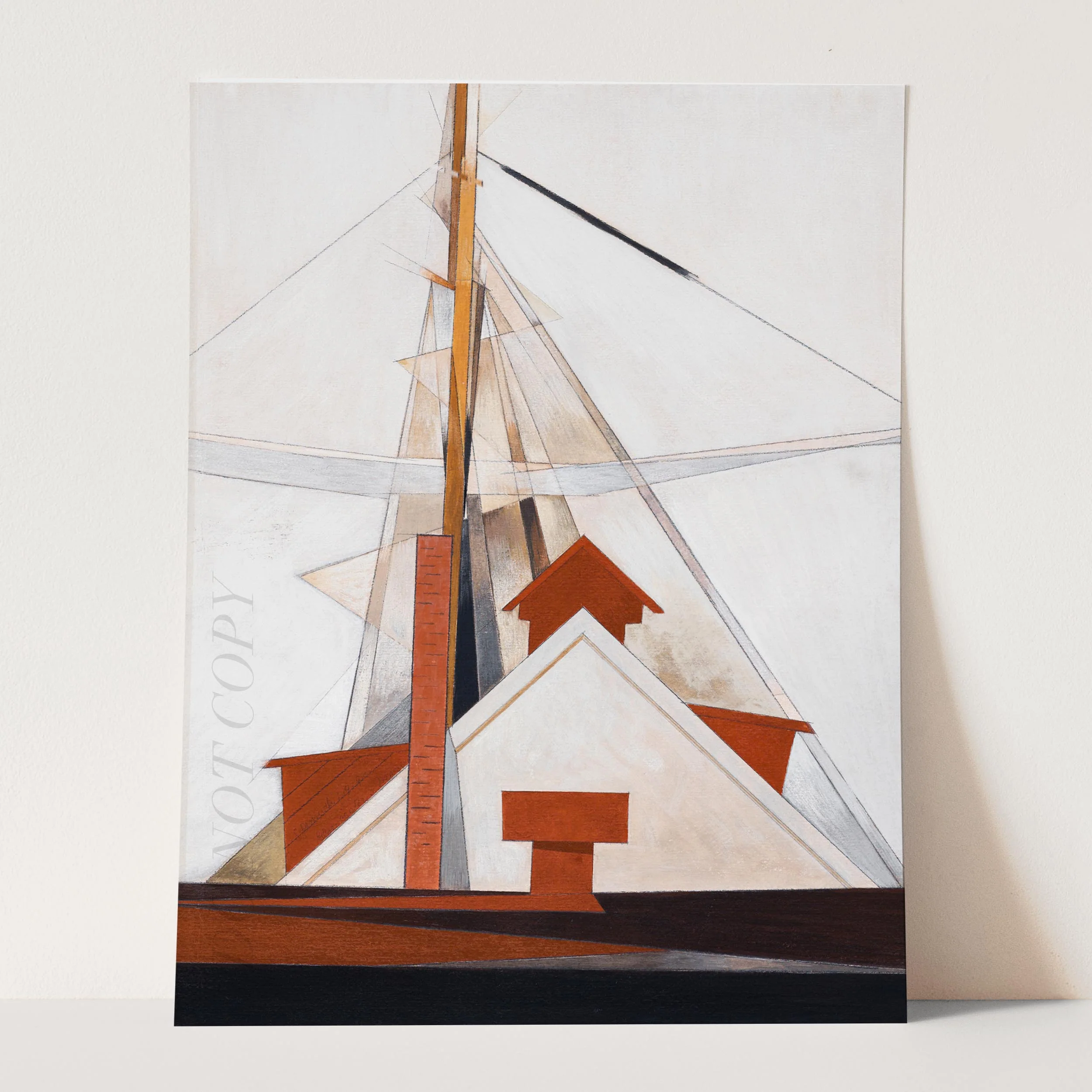Masts (1919) by Charles Demuth - Image 3