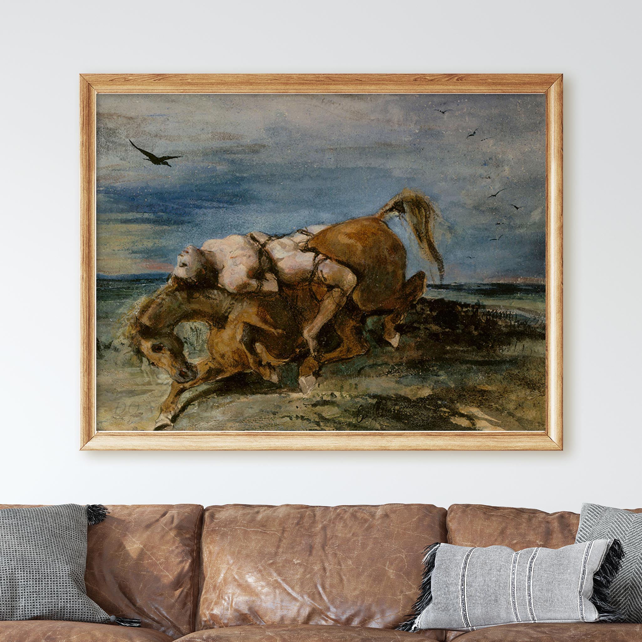 Mazeppa On The Dying Horse 1824 by Eugène Delacroix - Image 2