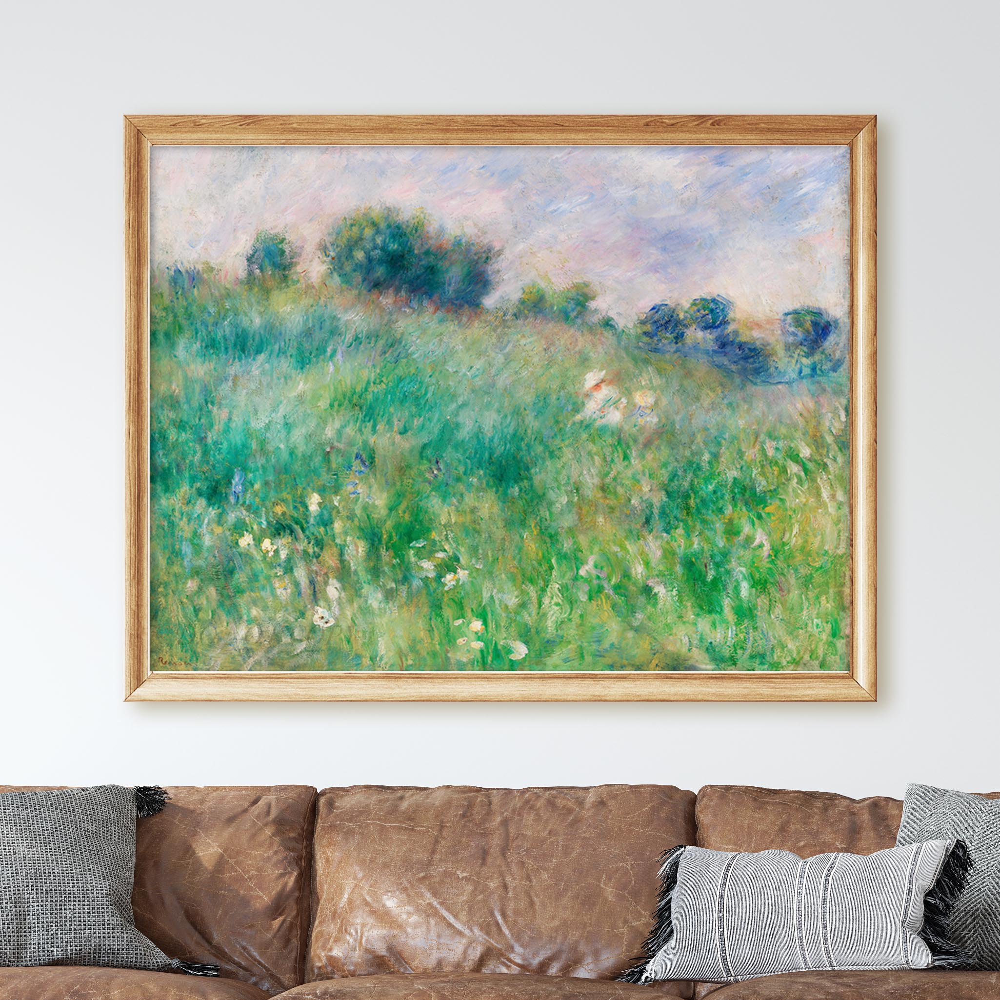 Meadow (La Prairie) (1880) by Pierre-Auguste Renoir - Image 2
