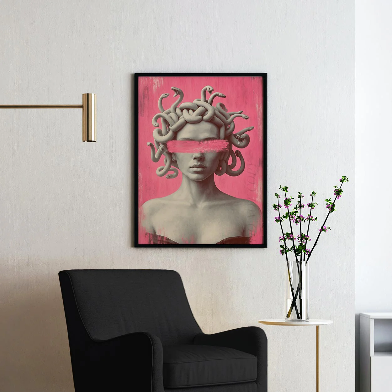 Medusa Pink Brushstroke - Image 2