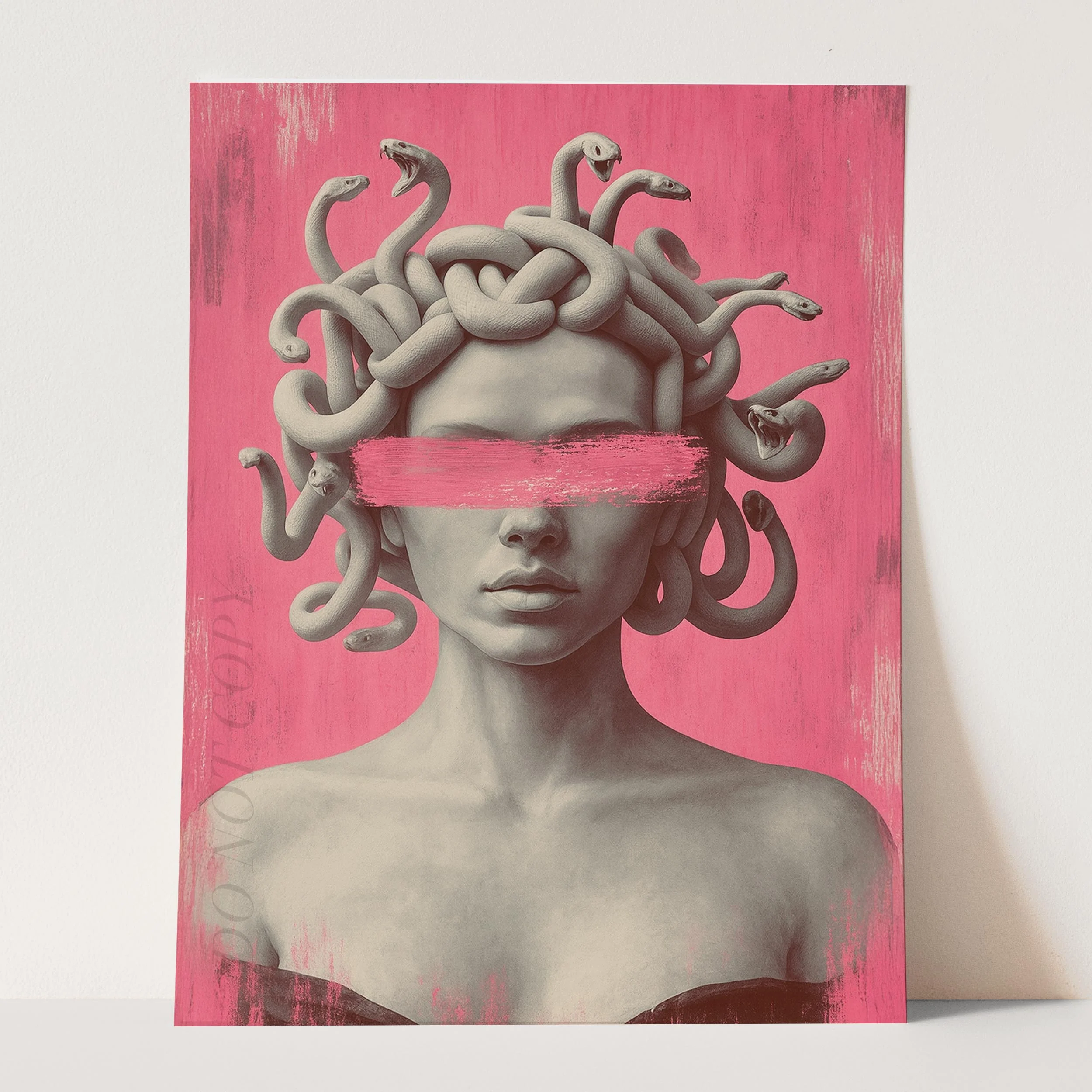 Medusa Pink Brushstroke - Image 3