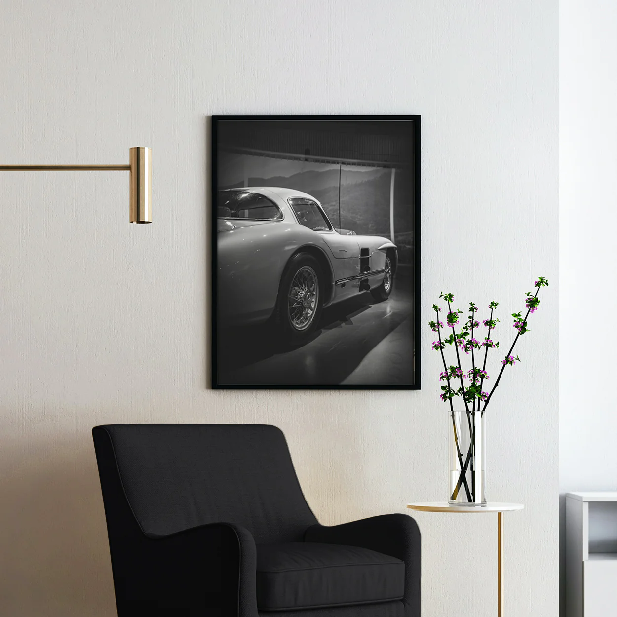 Mercedes Benz 300SL Side View - Image 2