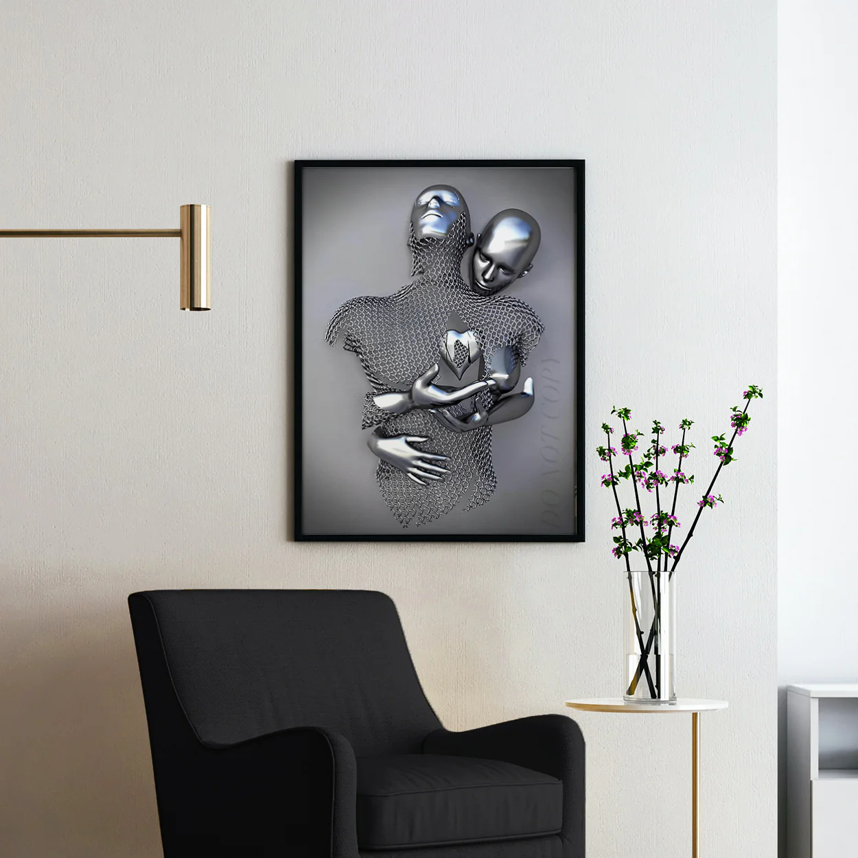 Metal 3D Abstract Love - Image 2