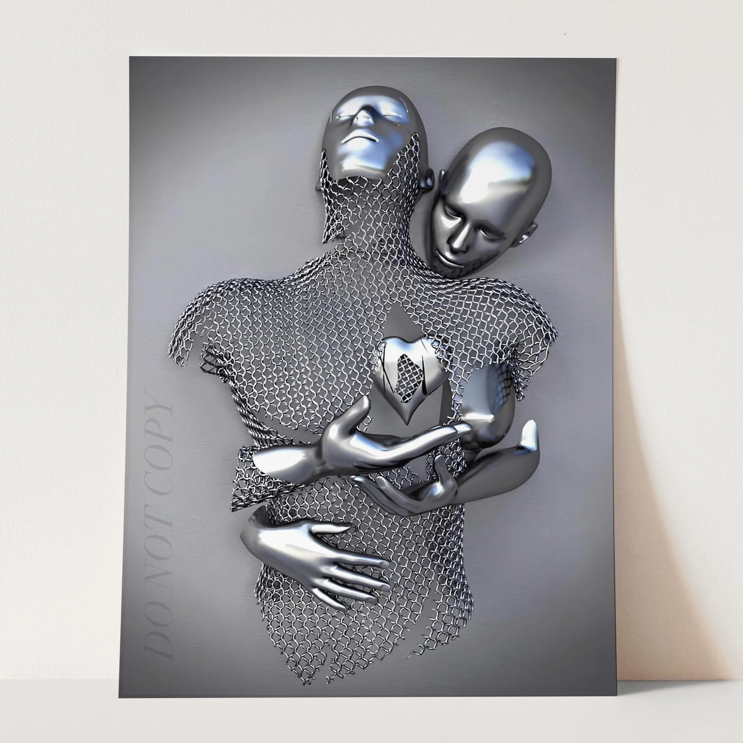 Metal 3D Abstract Love - Image 3