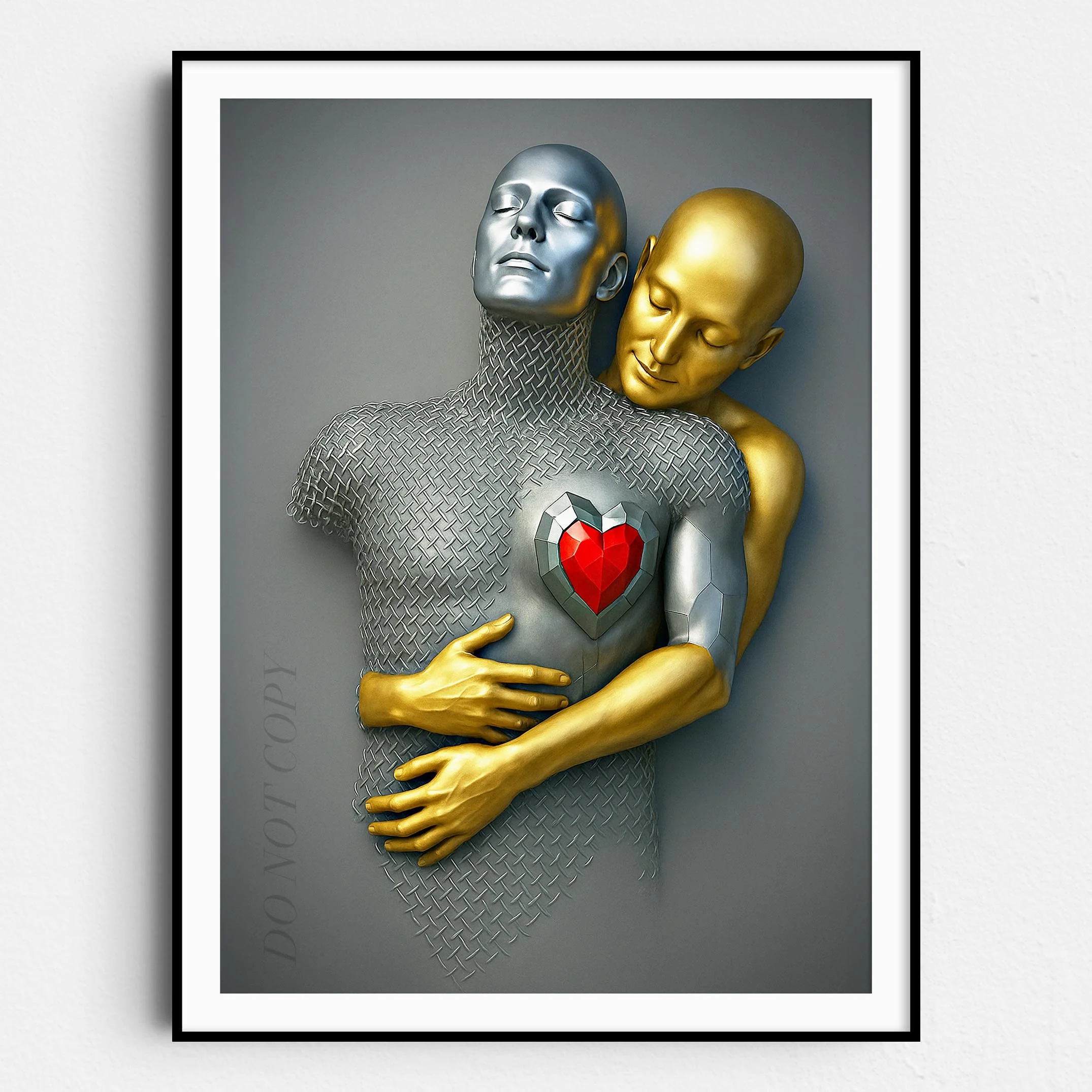 Metal Abstract Love