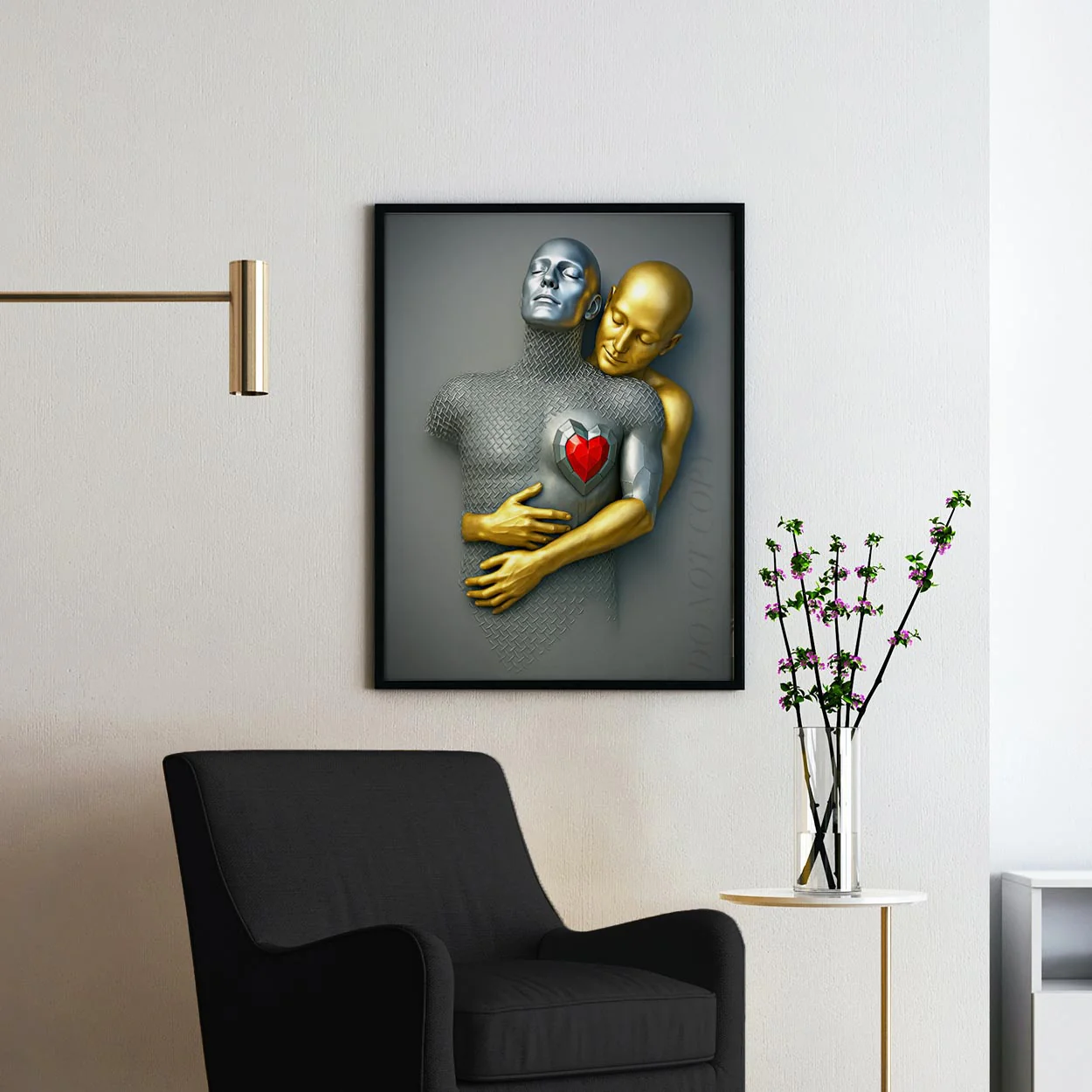 Metal Abstract Love - Image 2