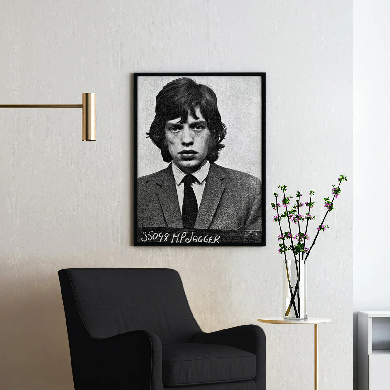 Mick Jagger Mug Shot - Image 2