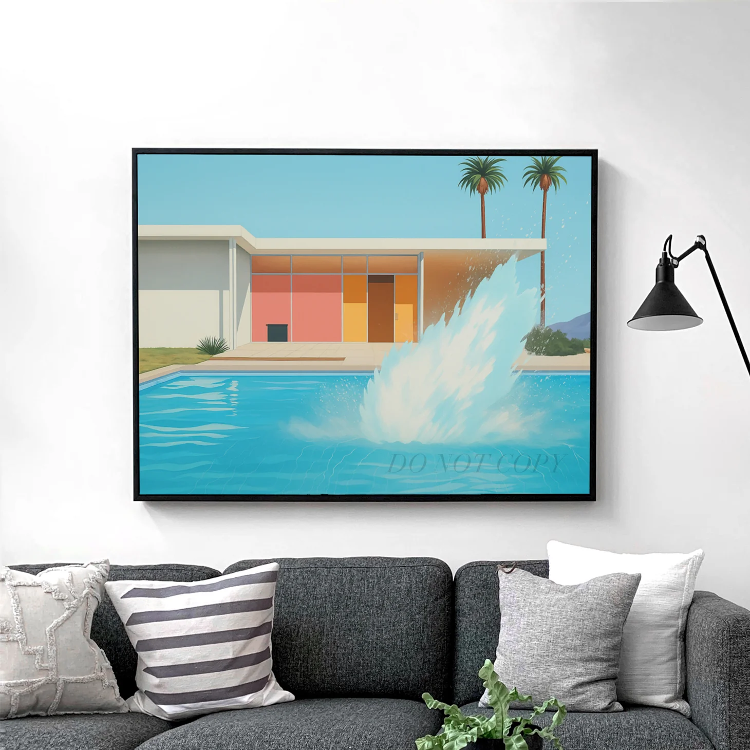 Pool Splash Mid Century - Image 2