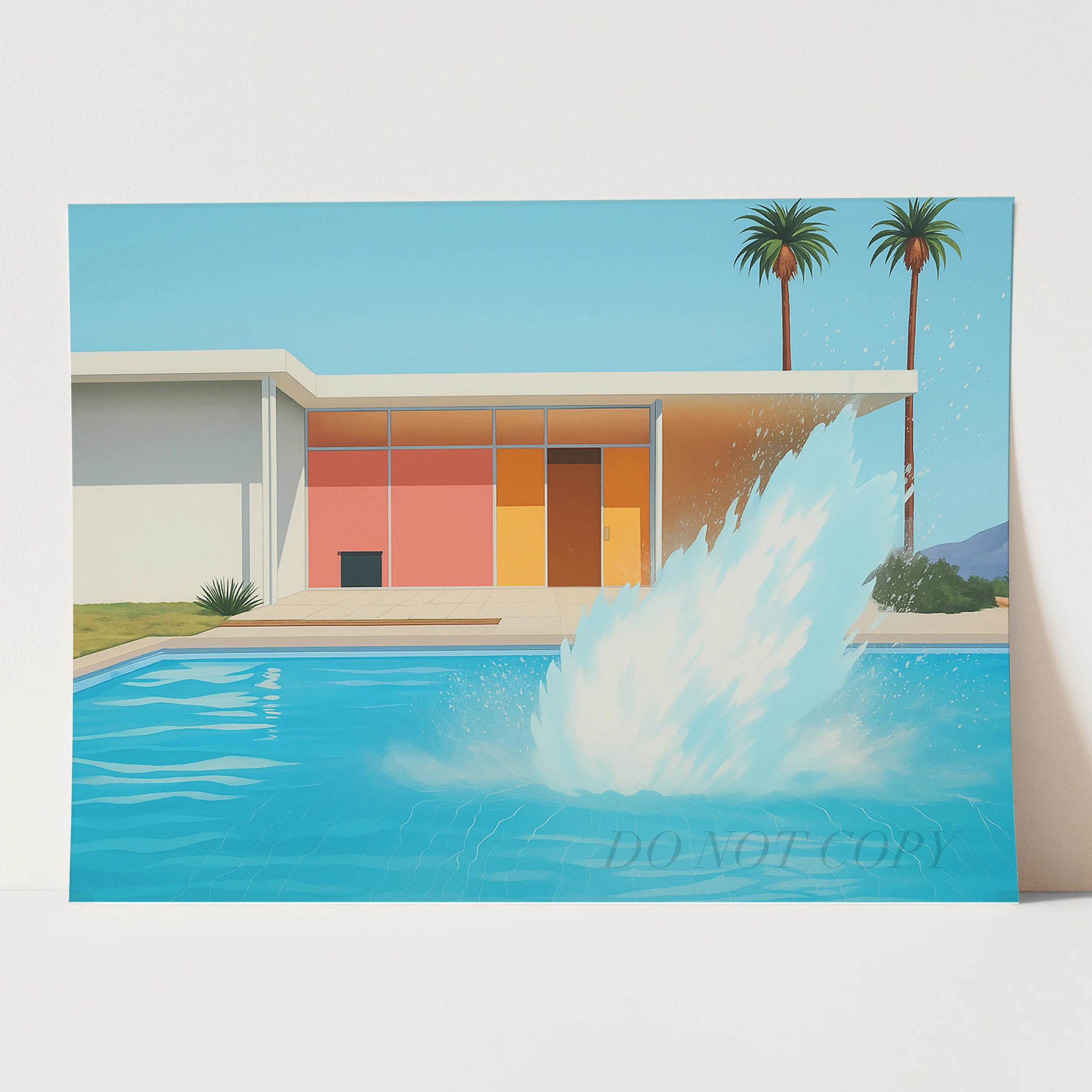 Pool Splash Mid Century - Image 3