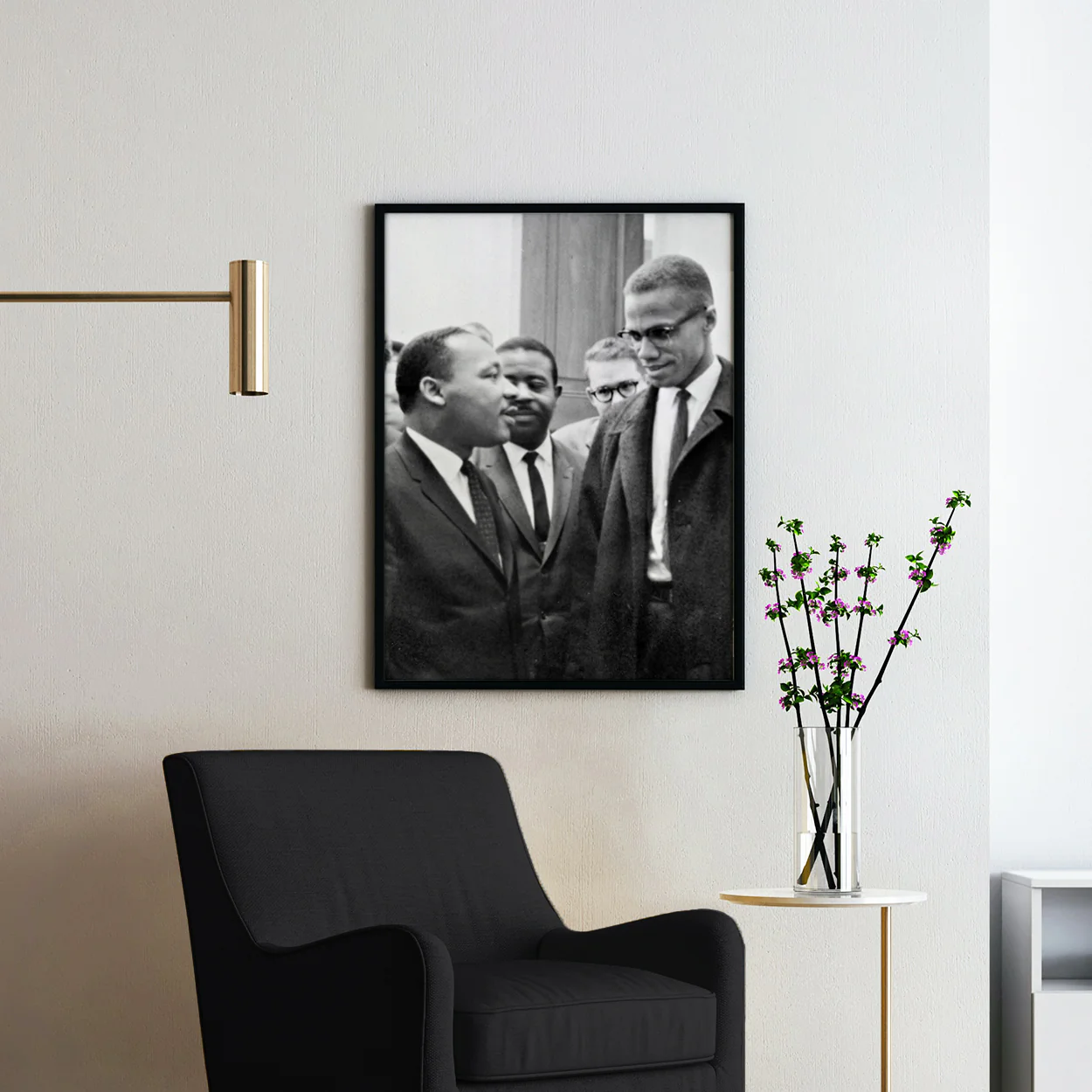 MLK Martin Luther King Jr And Malcolm X - Image 2