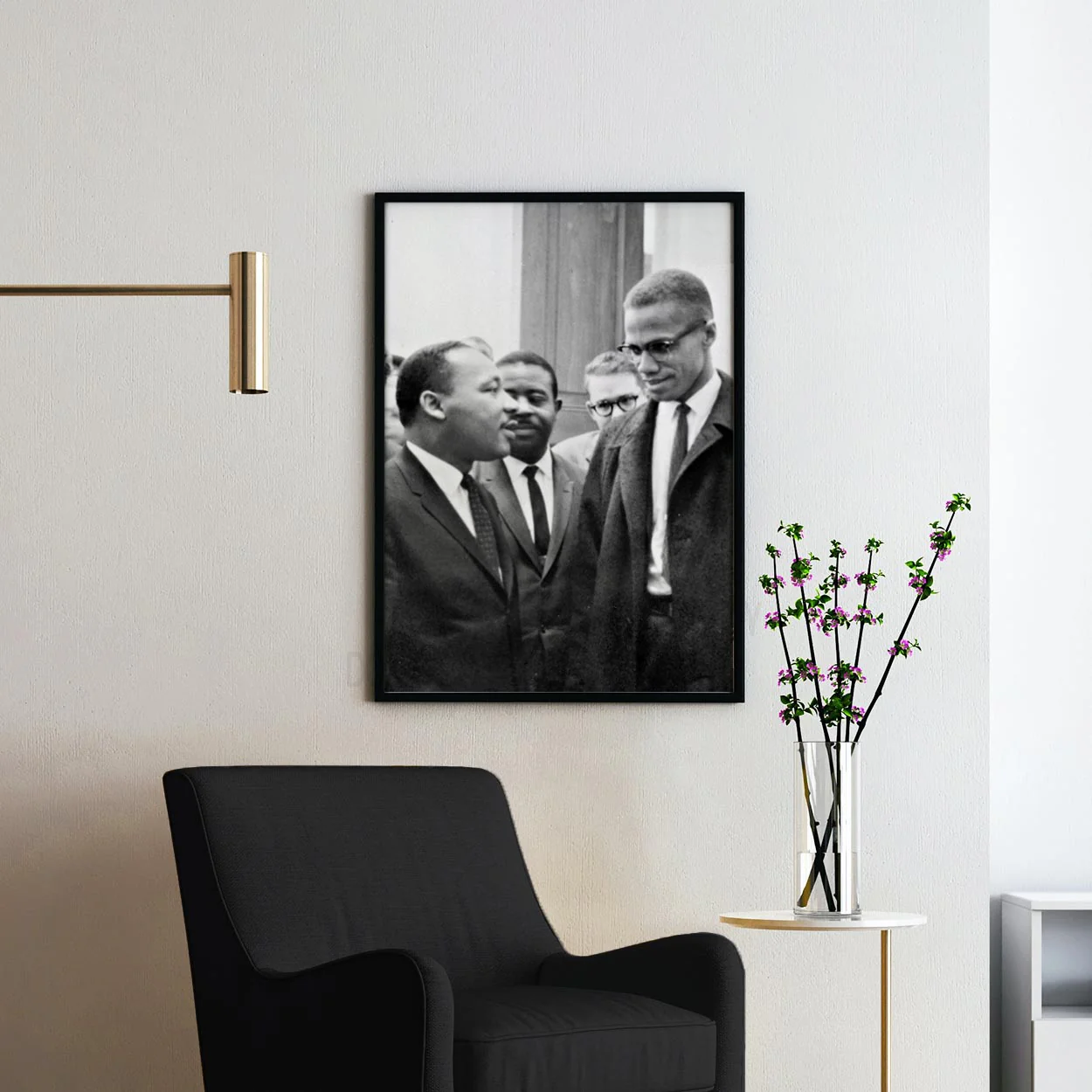 MLK Martin Luther King Jr & Malcolm X - Image 2