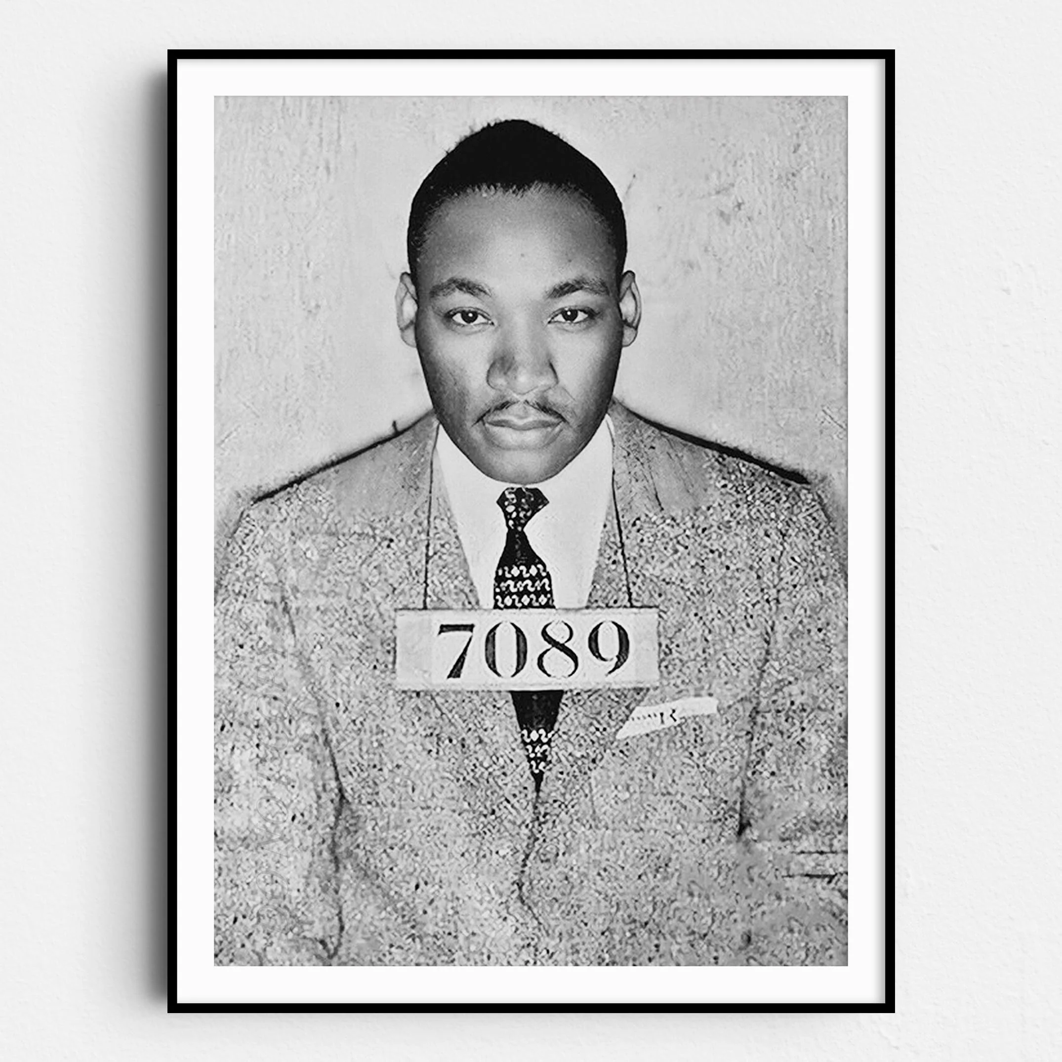 MLK Martin Luther King Jr Prison Mug Shot