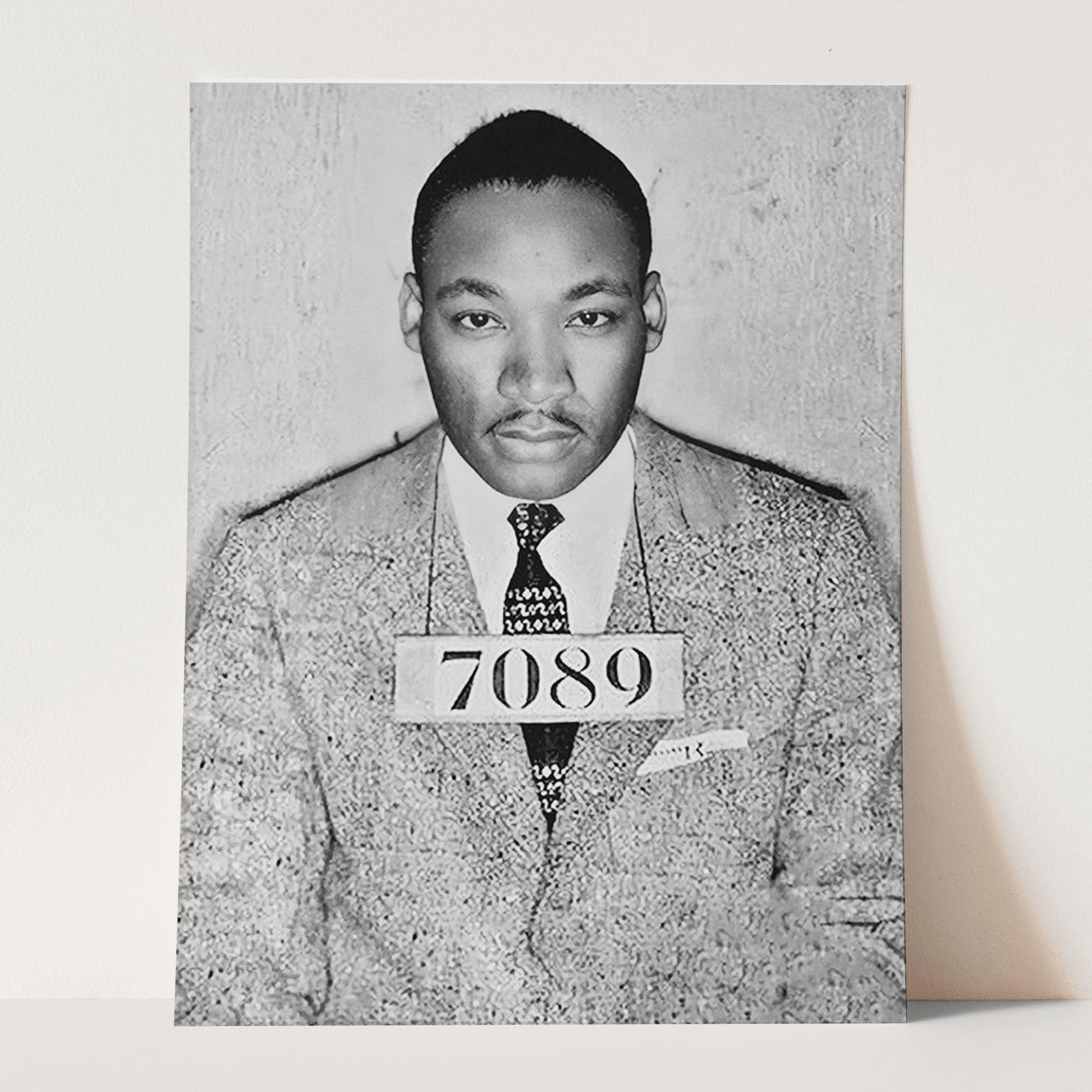 MLK Martin Luther King Jr Prison Mug Shot - Image 3