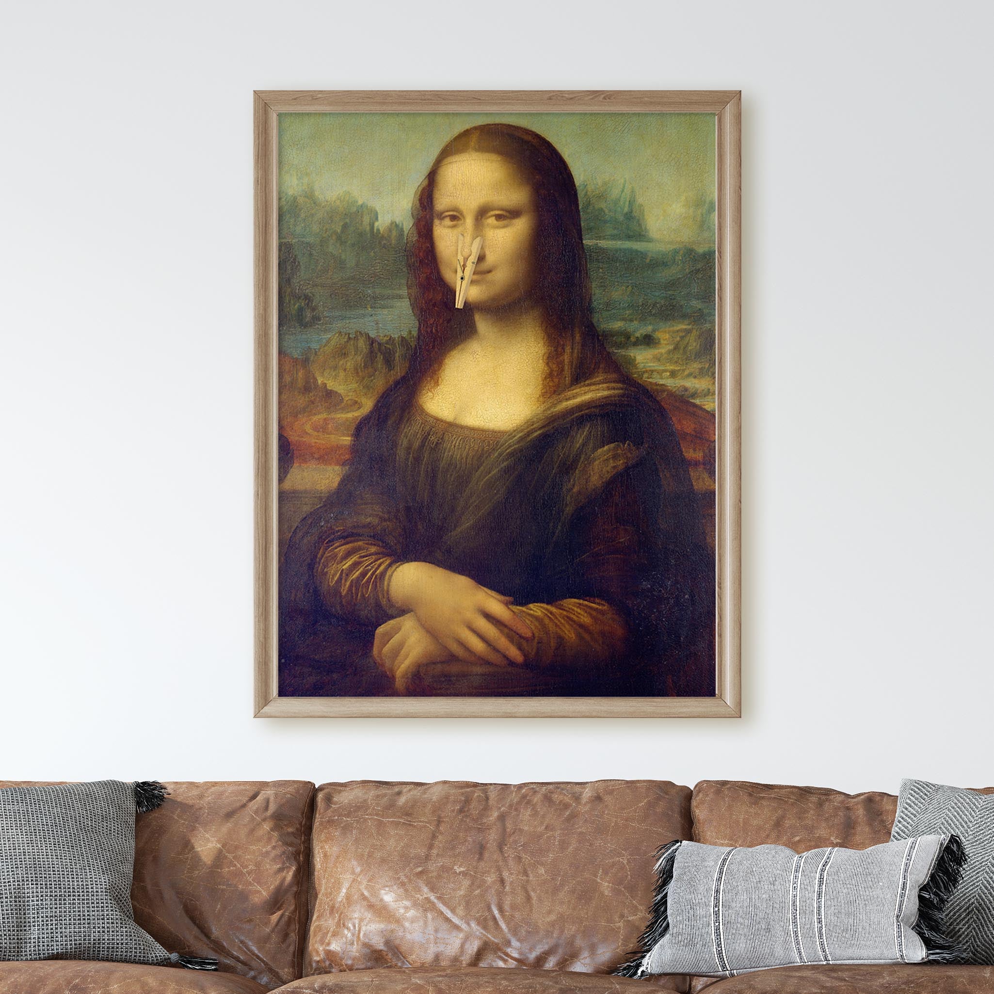 Mona Lisa Plugging Her Nose - Image 2