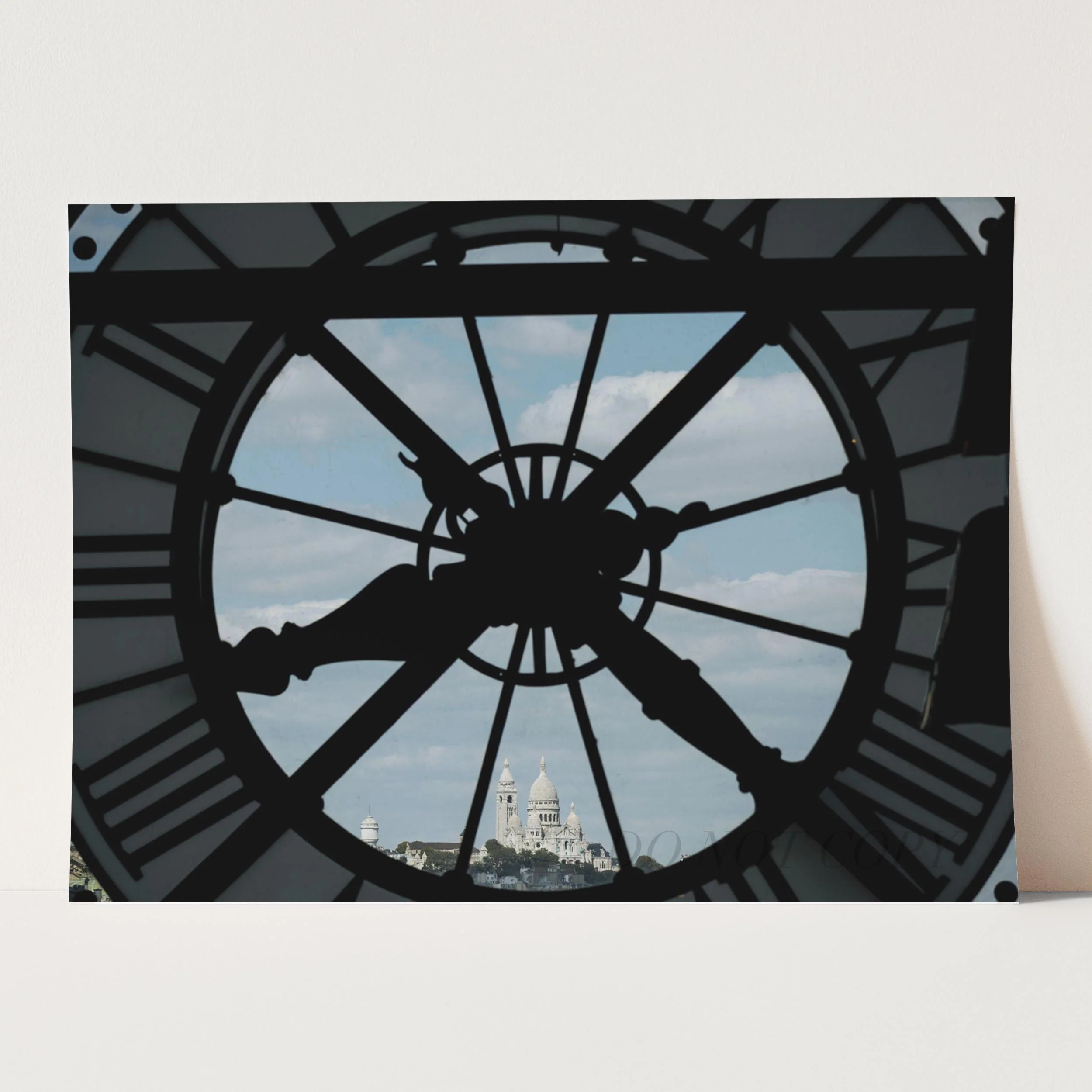 Mont Martre Through Orsay Clock - Image 3