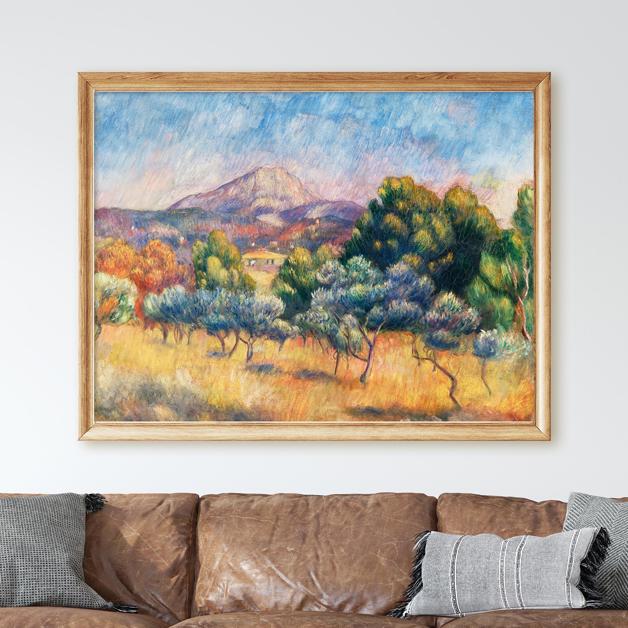 Montagne Sainte-Victoire (Paysage) (1889) by Renoir - Image 2