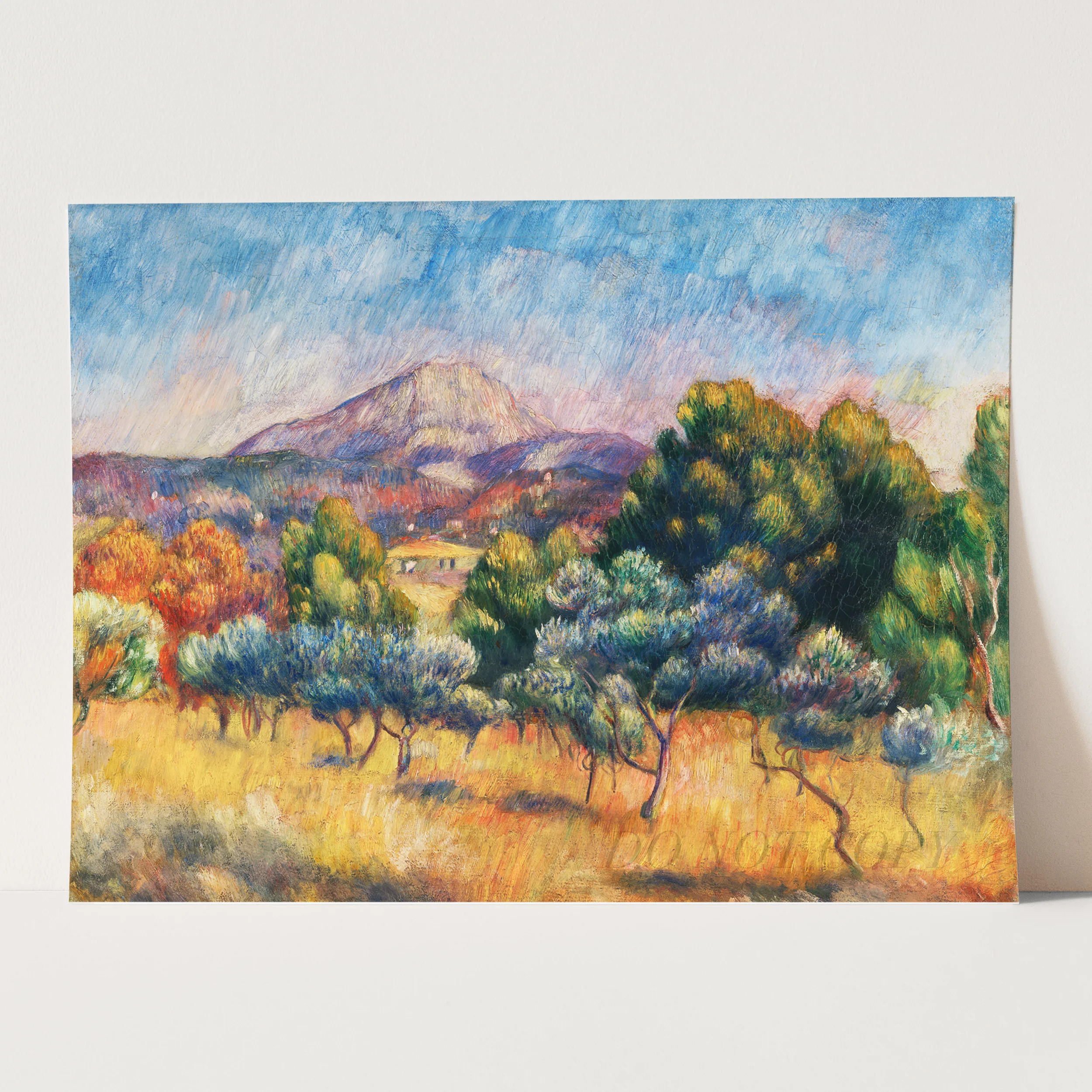 Montagne Sainte-Victoire (Paysage) (1889) by Renoir - Image 3