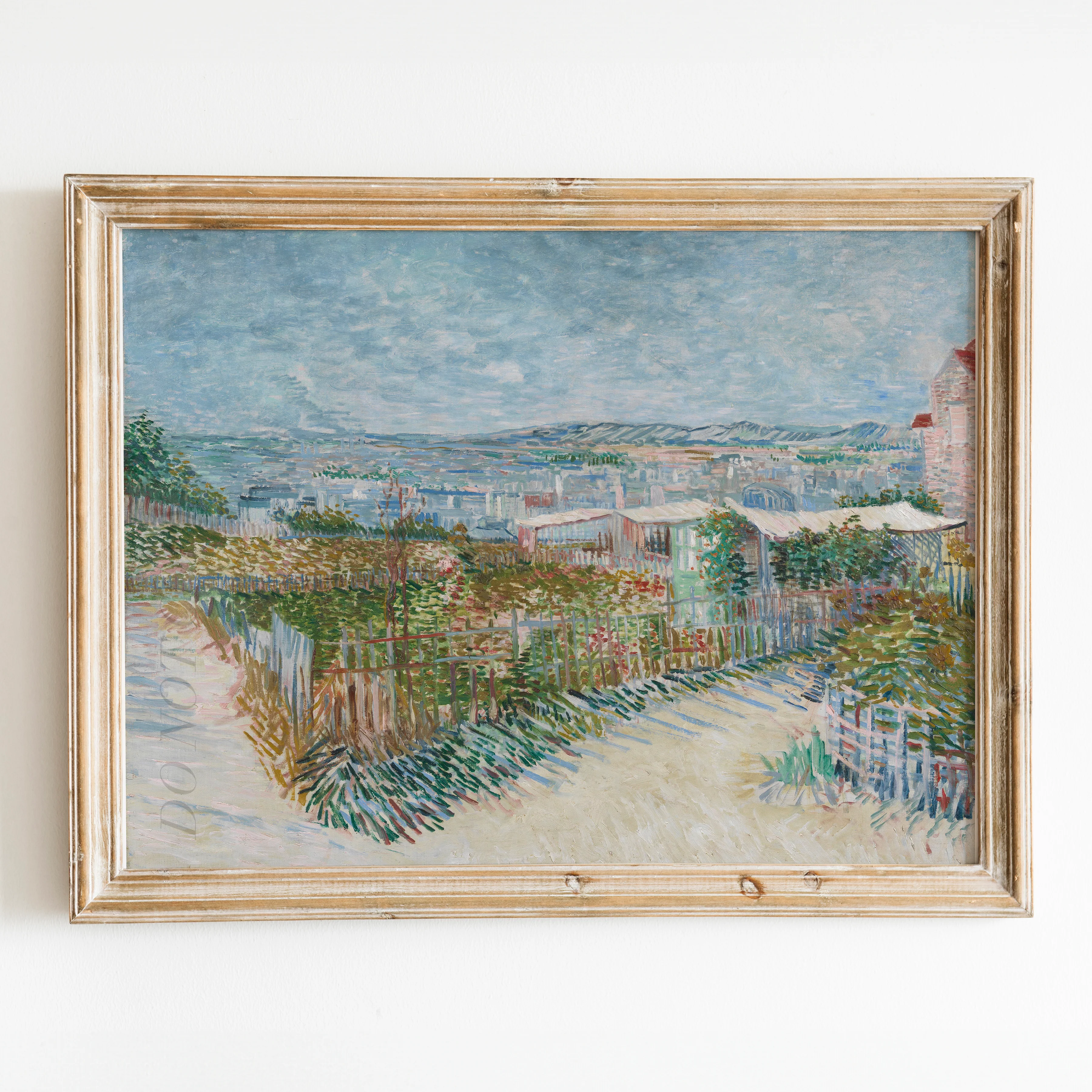 Montmartre: Behind the Moulin de la Galette (1887) by Van Gogh