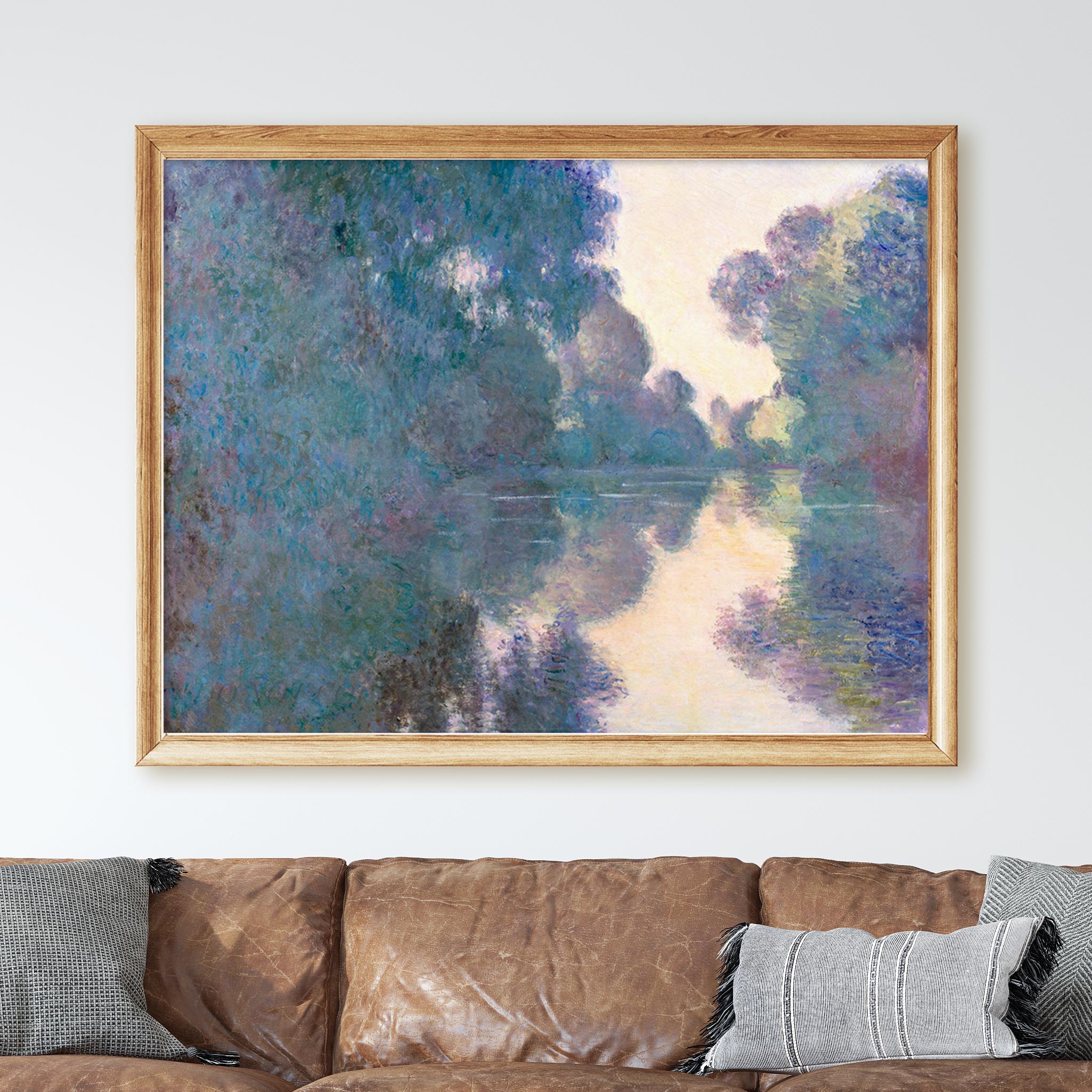 Morning On The Seine Near Giverny (1897) by Claude Monet - Image 2