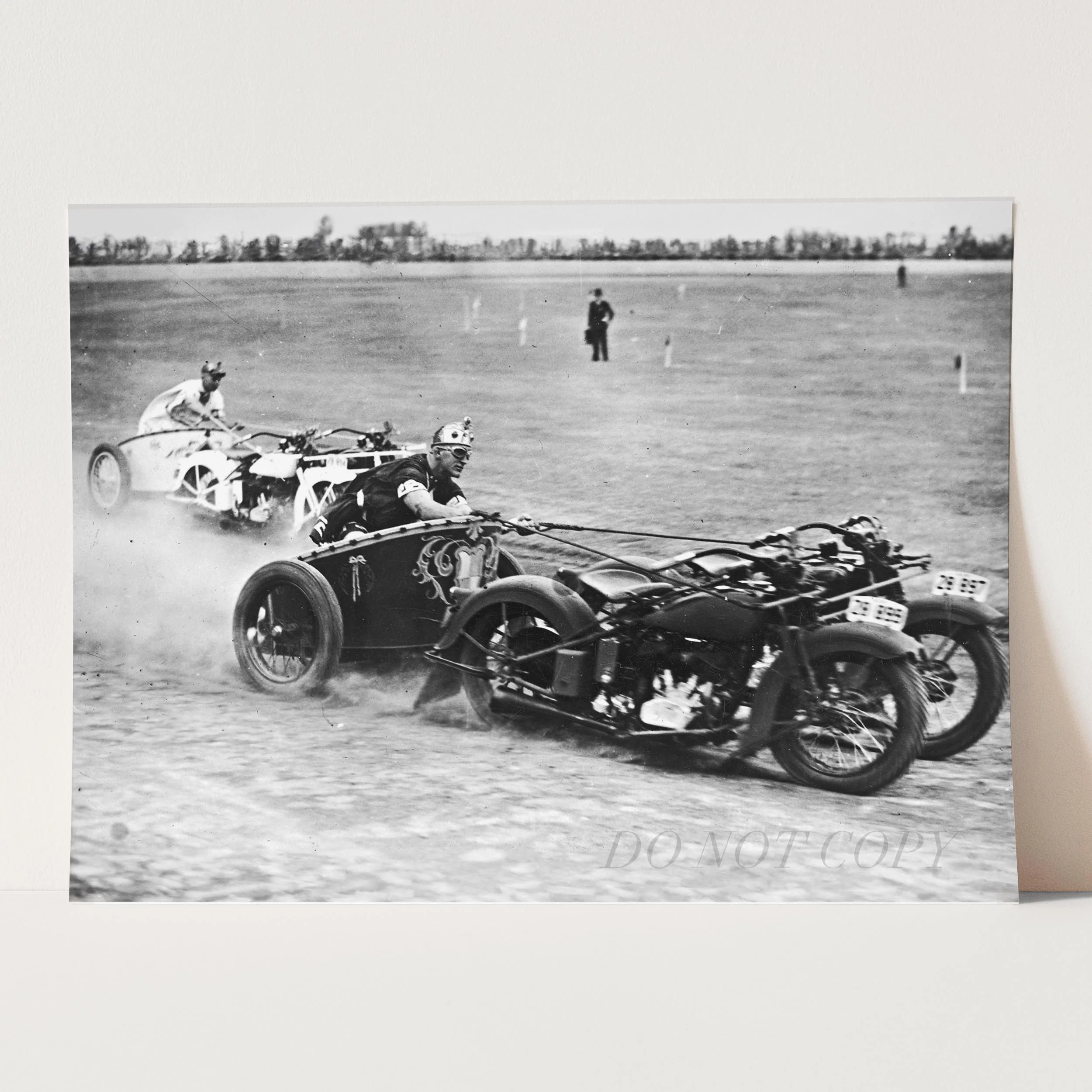 Motorcycle Chariot Race, Australia 1930s - Image 3