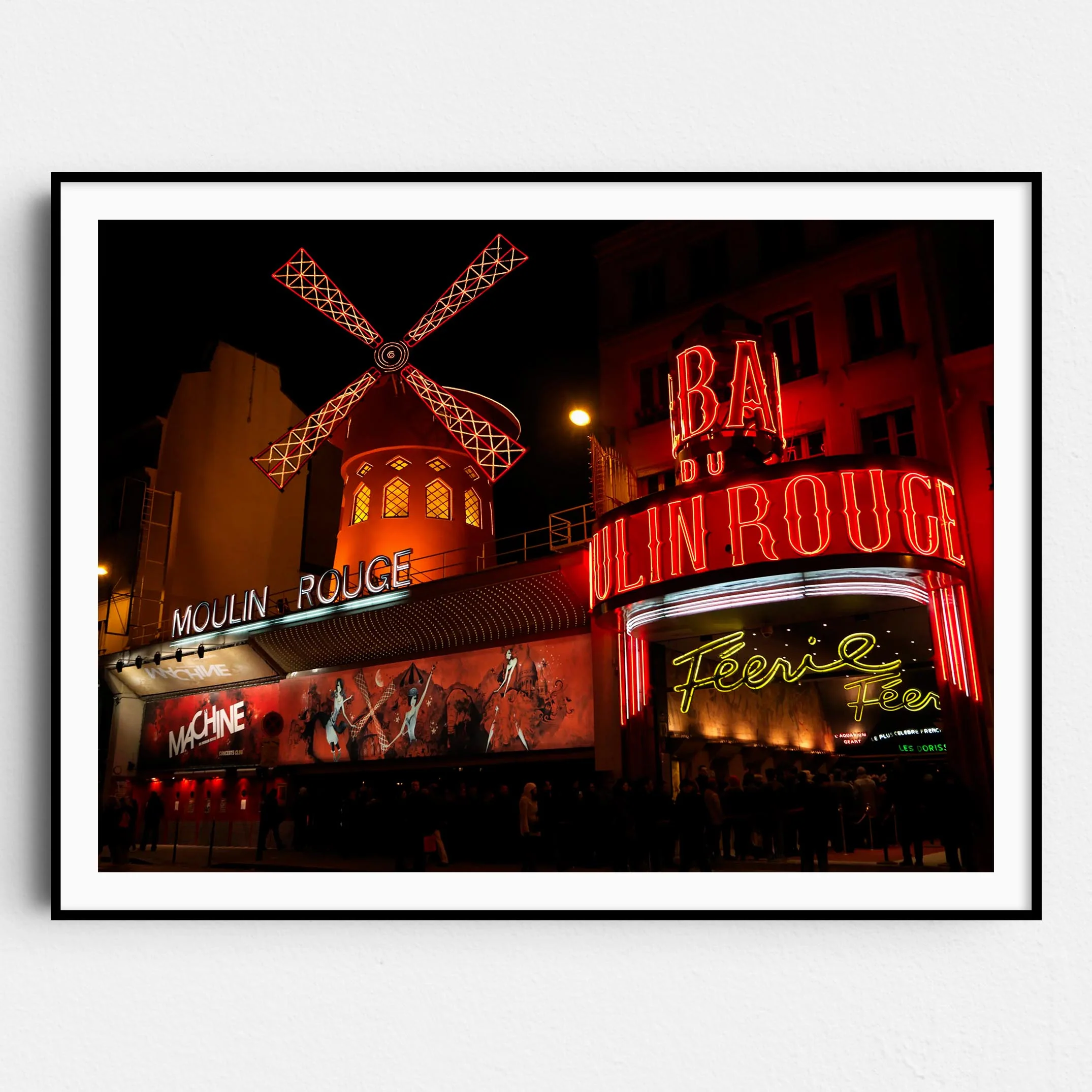 Moulin Rouge At Night