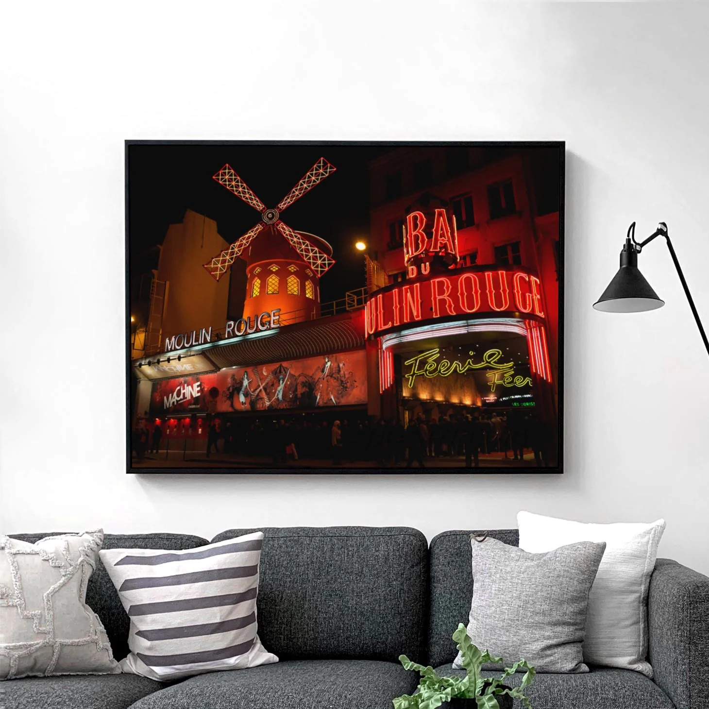 Moulin Rouge At Night - Image 2