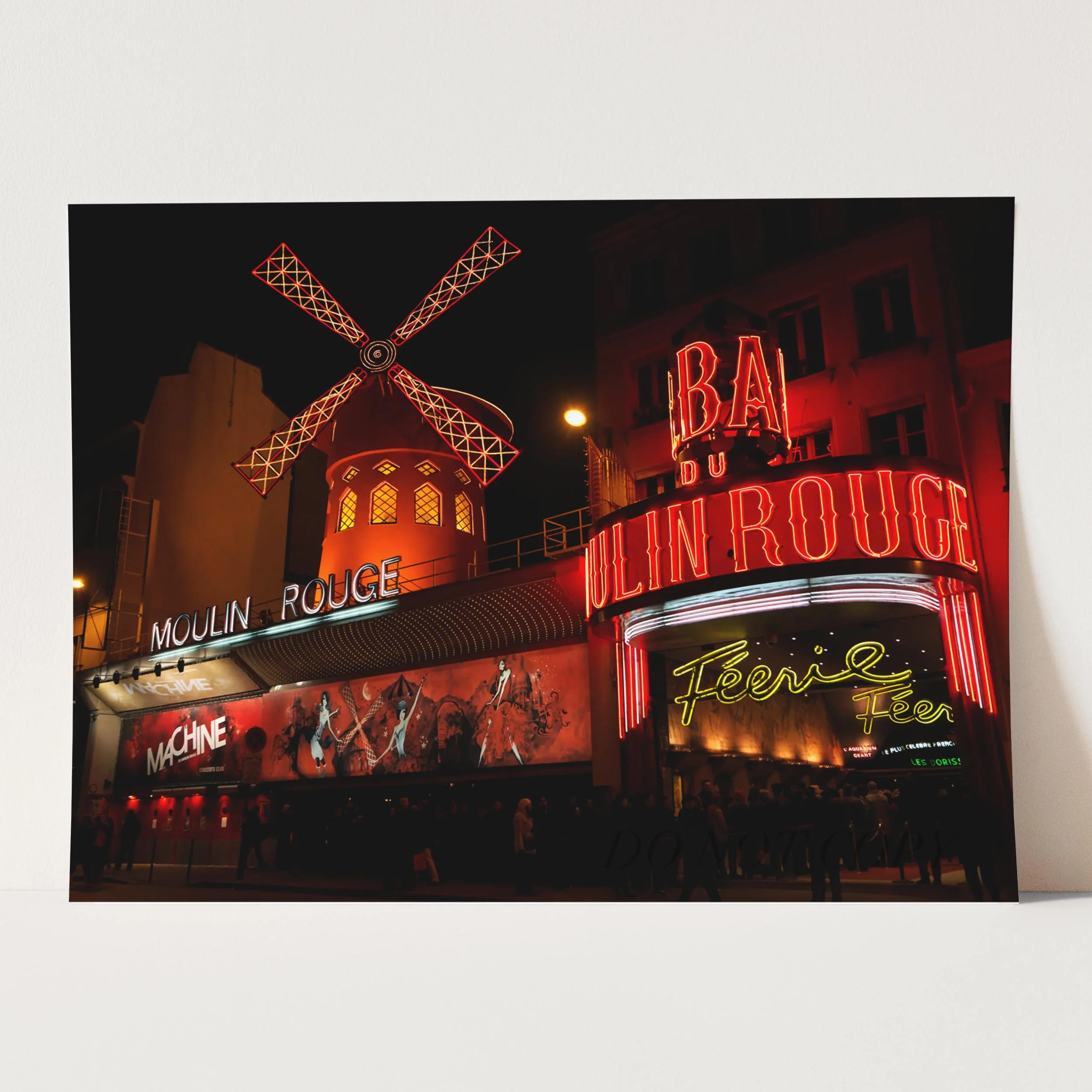 Moulin Rouge At Night - Image 3