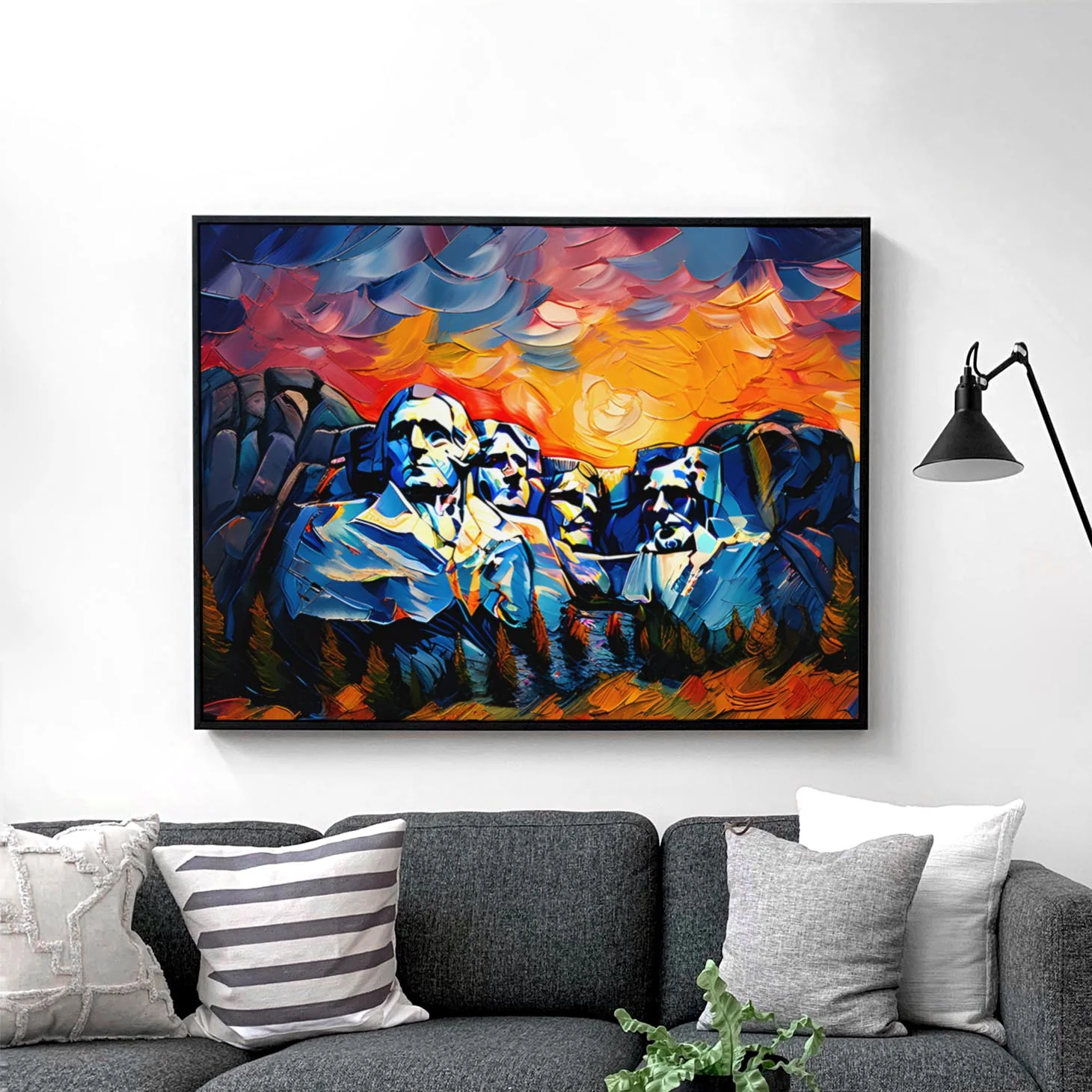 Mount Rushmore As Van Gogh Starry Night - Image 2