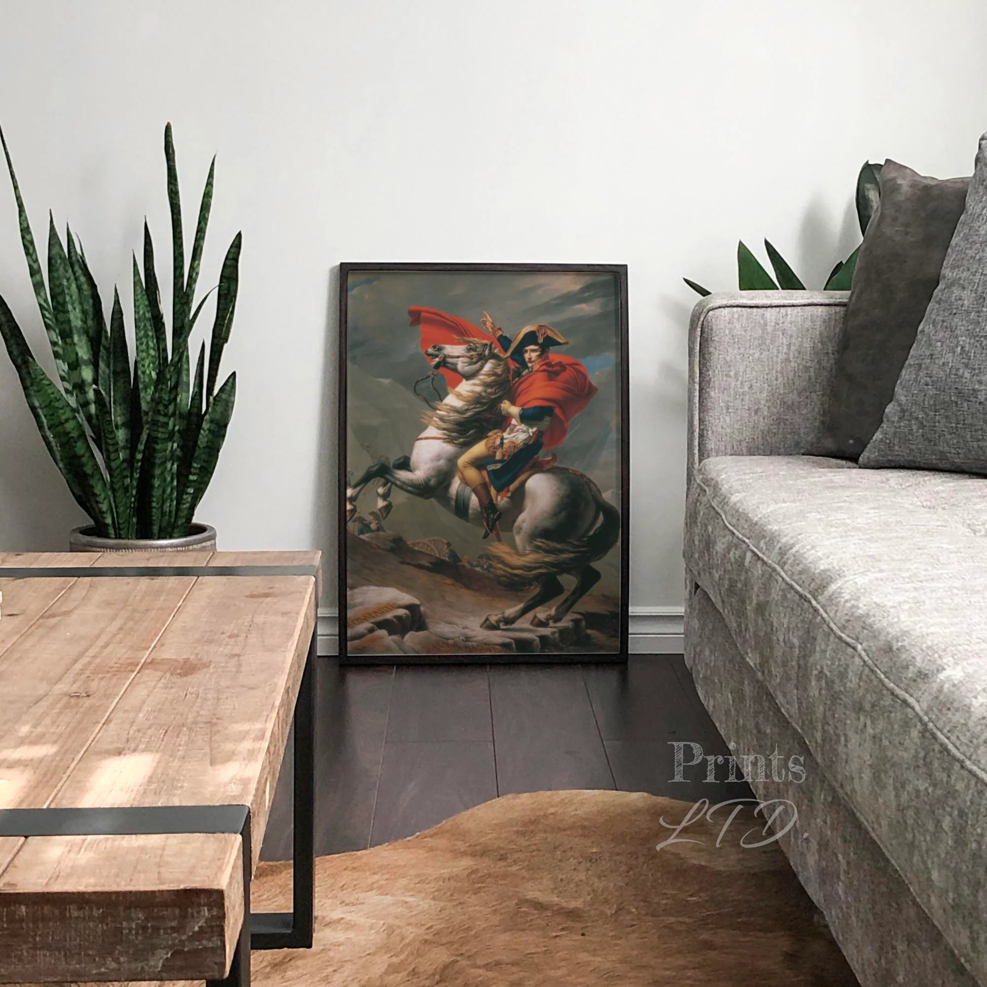 Napoleon Crossing the Alps by Jacques-Louis David - Image 3