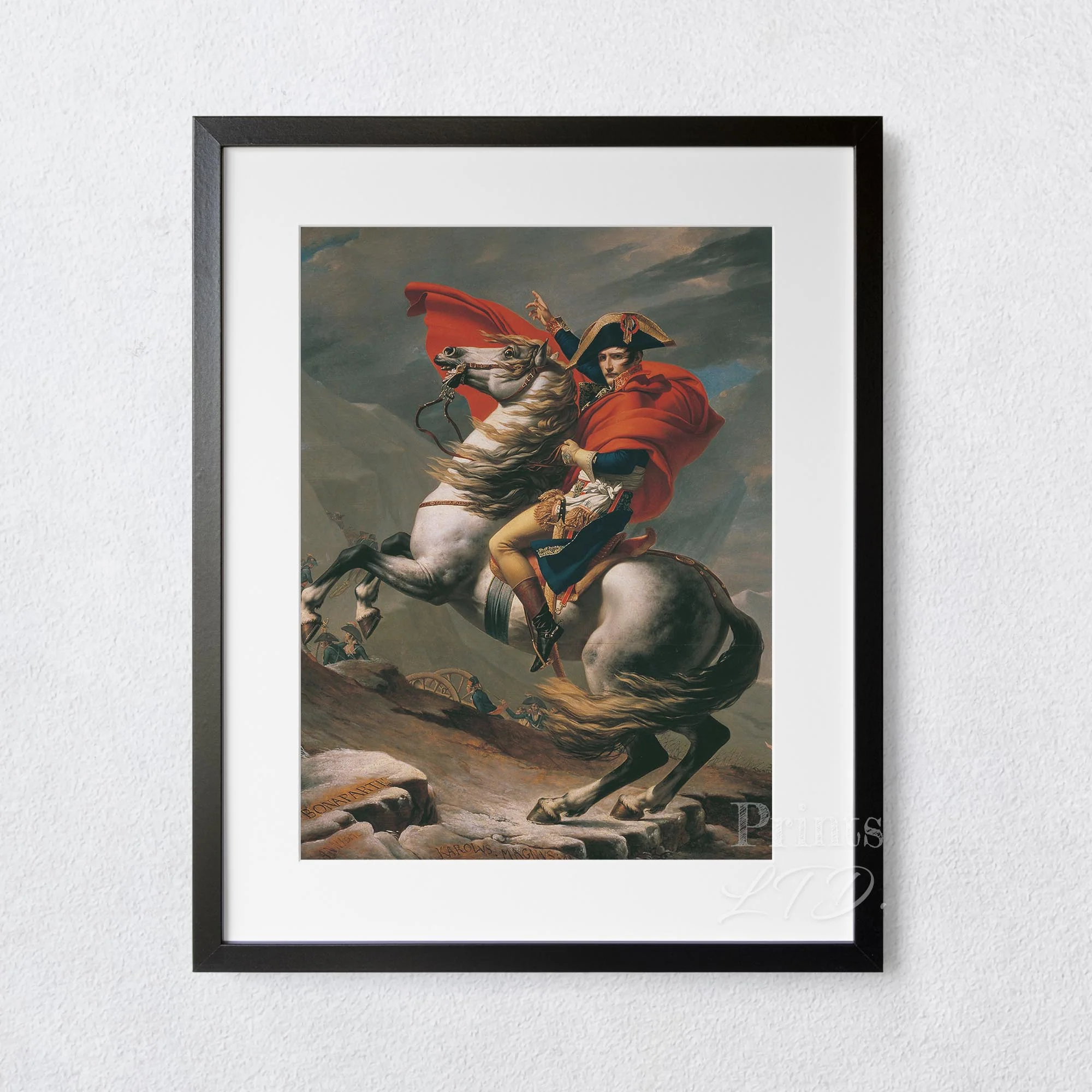 Napoleon Crossing the Alps by Jacques-Louis David - Image 4
