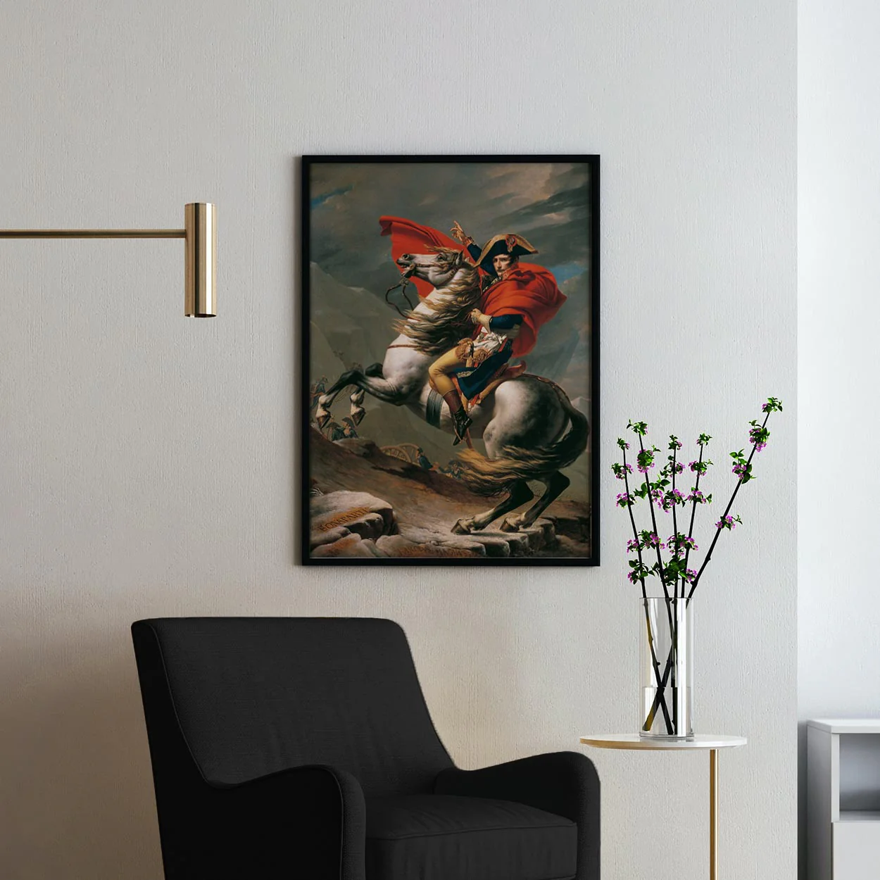 Napoleon Crossing the Alps by Jacques-Louis David - Image 5