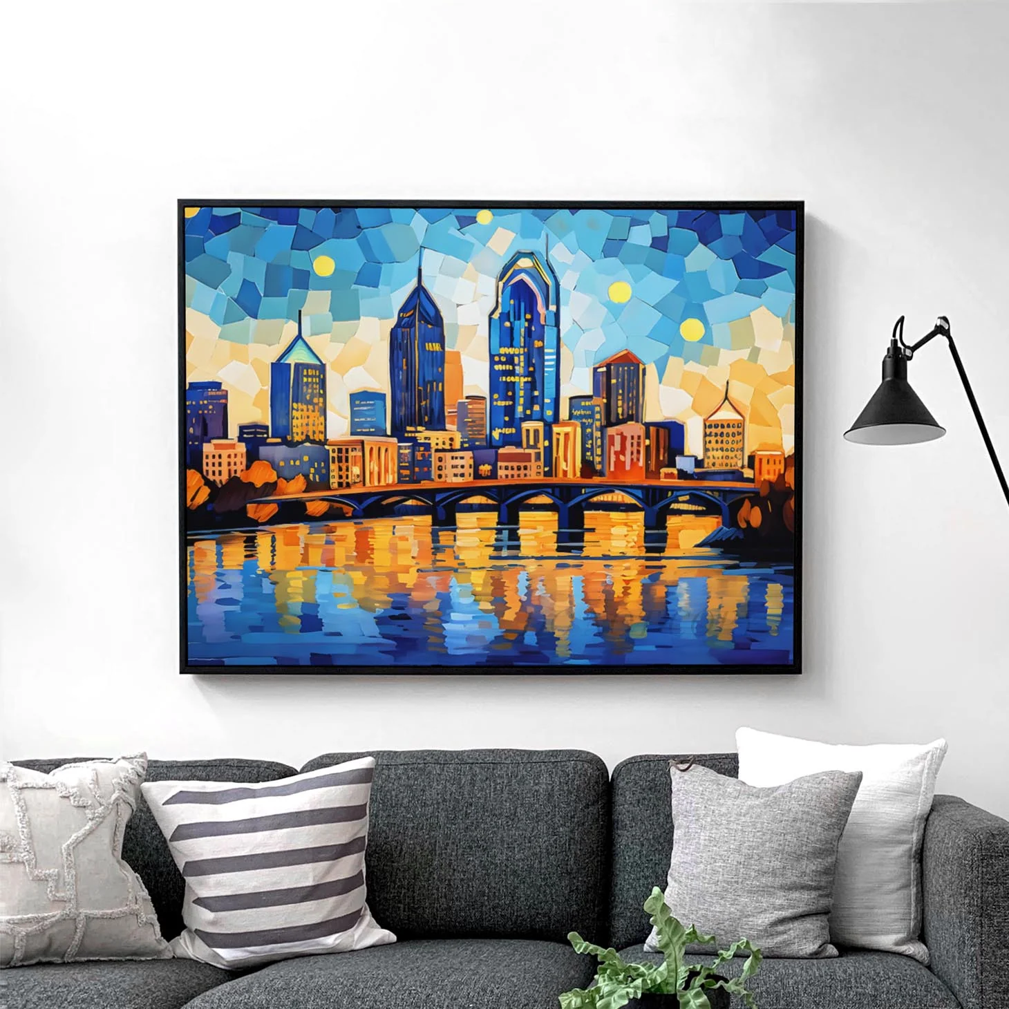 Nashville As Van Gogh Starry Night - Image 2