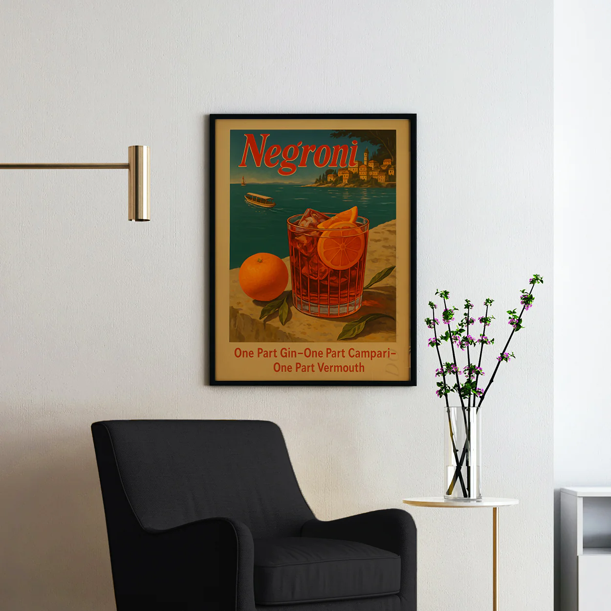 Negroni Vintage Drinking Poster - Image 2
