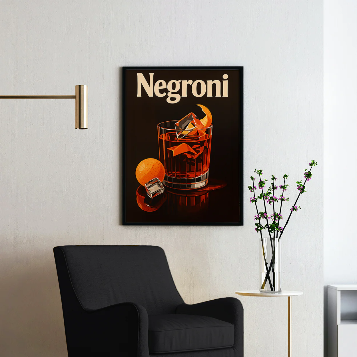 Negroni Vintage Drinks Poster - Image 2